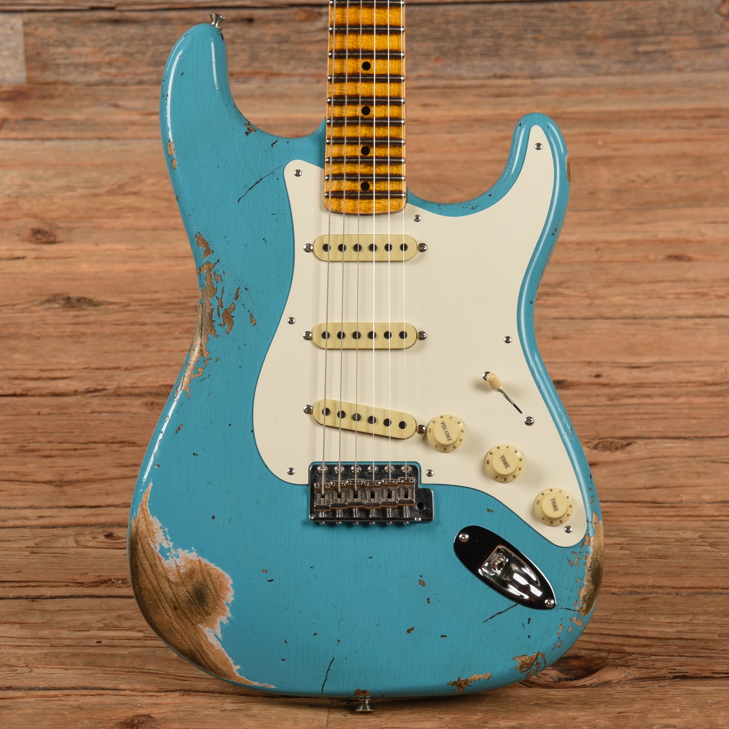 Fender Custom Shop WW10 57 Stratocaster Heavy Relic Taos Turquoise 2021 Electric Guitars / Solid Body