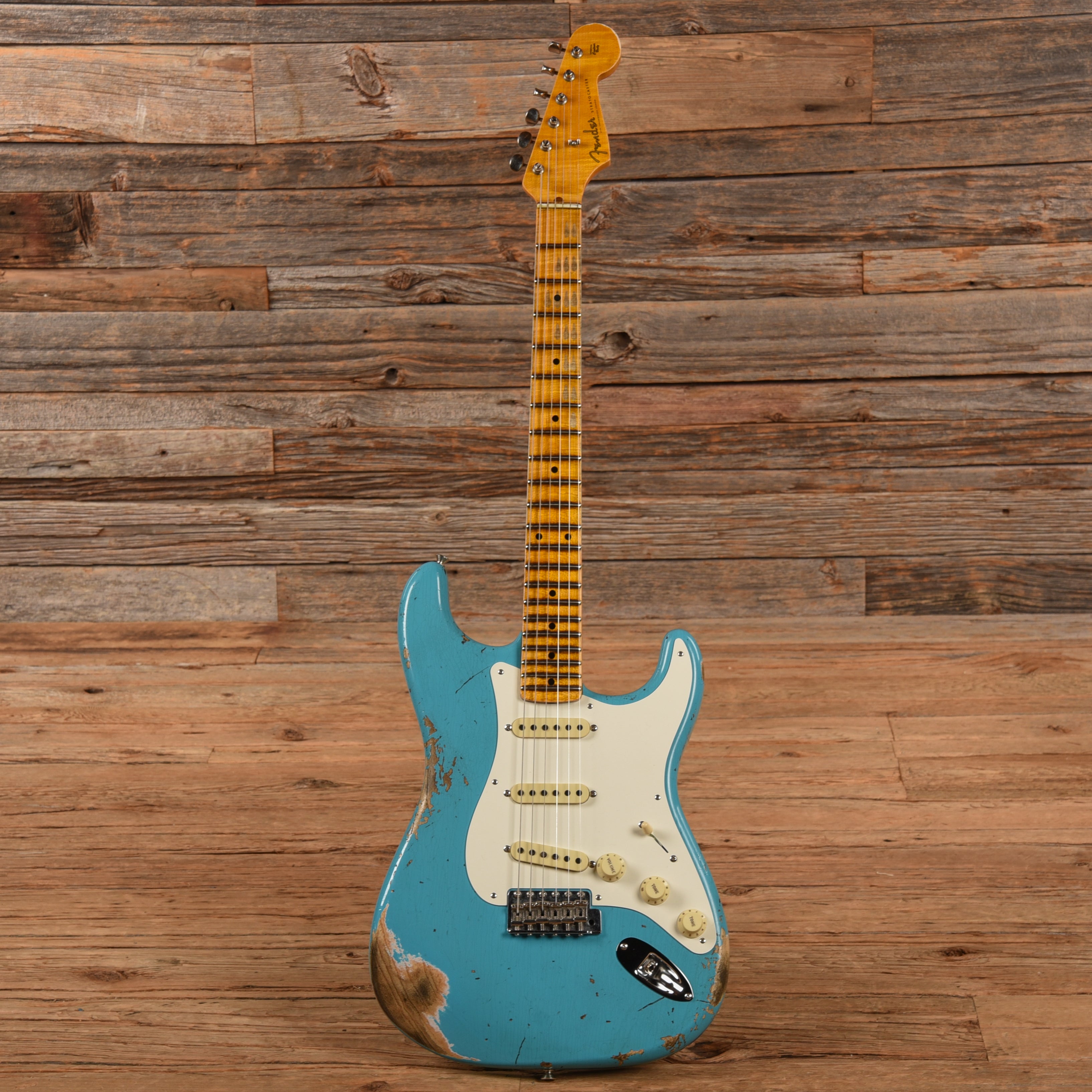 Fender Custom Shop WW10 57 Stratocaster Heavy Relic Taos Turquoise 2021 Electric Guitars / Solid Body