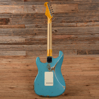 Fender Custom Shop WW10 57 Stratocaster Heavy Relic Taos Turquoise 2021 Electric Guitars / Solid Body