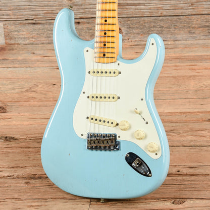 Fender Custom Shop WW10 57 Stratocaster Reissue Journeyman Relic Daphne Blue 2023 Electric Guitars / Solid Body