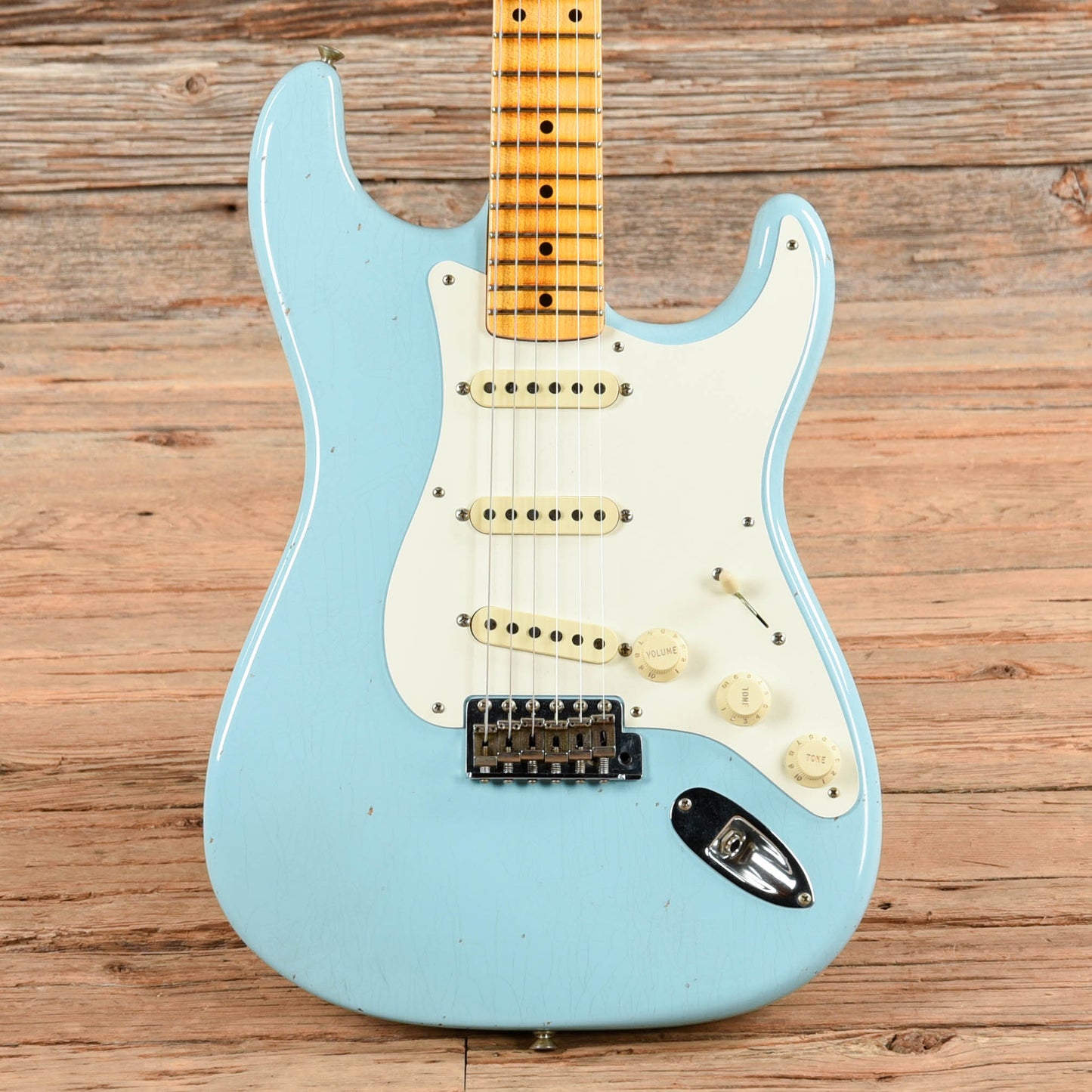 Fender Custom Shop WW10 57 Stratocaster Reissue Journeyman Relic Daphne Blue 2023 Electric Guitars / Solid Body