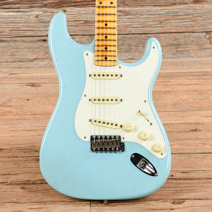 Fender Custom Shop WW10 57 Stratocaster Reissue Journeyman Relic Daphne Blue 2023 Electric Guitars / Solid Body