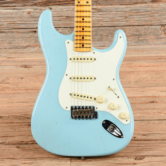 Fender Custom Shop WW10 57 Stratocaster Reissue Journeyman Relic Daphne Blue 2023 Electric Guitars / Solid Body