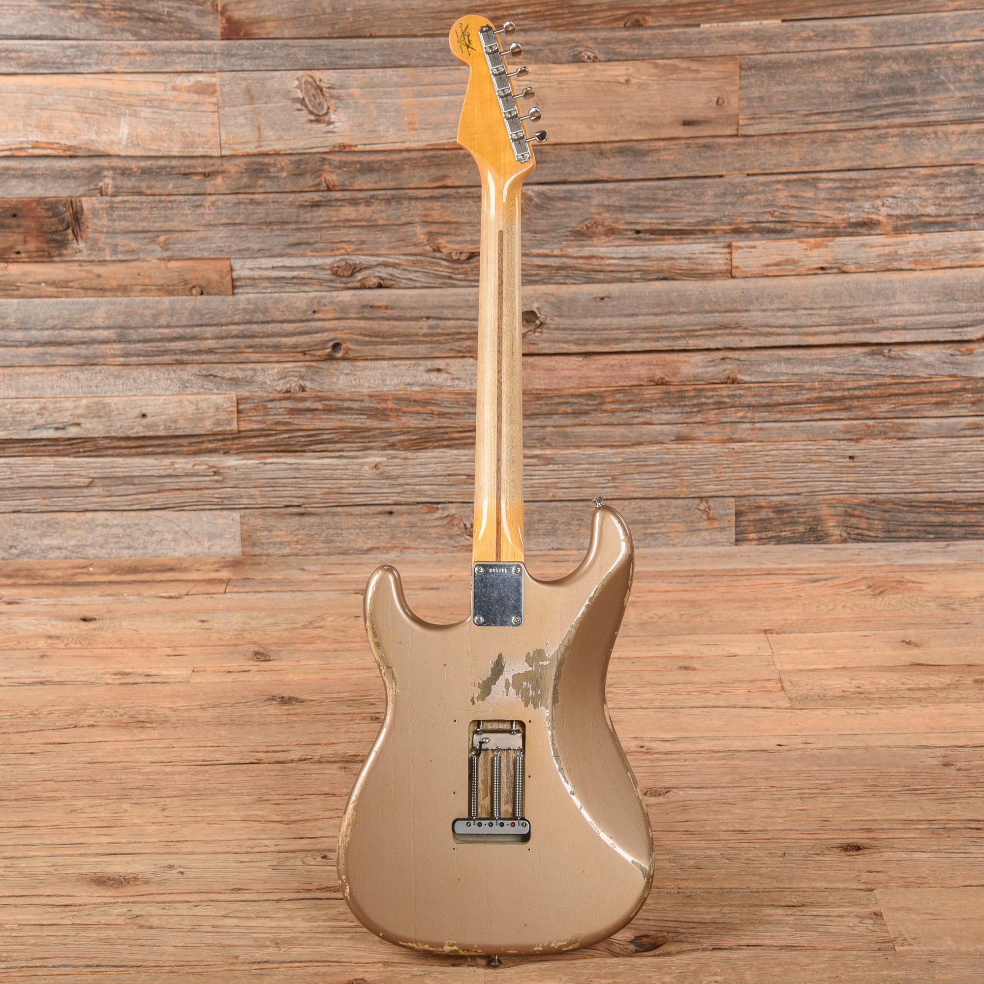 Fender Custom Shop WW10 '57 Stratocaster Relic Shoreline Gold 2016 Electric Guitars / Solid Body