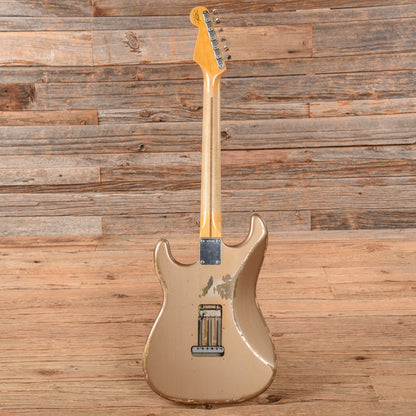 Fender Custom Shop WW10 '57 Stratocaster Relic Shoreline Gold 2016 Electric Guitars / Solid Body
