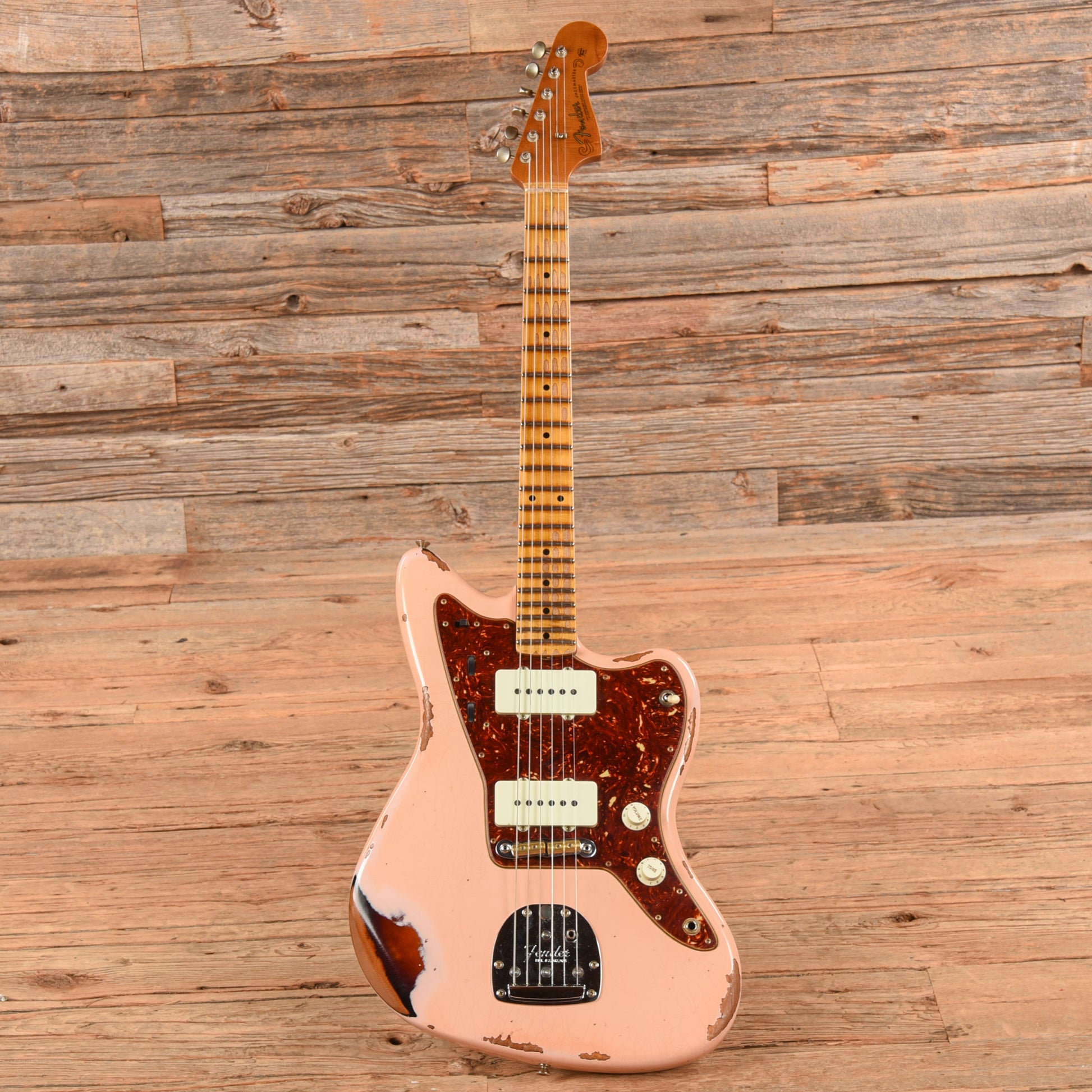 Fender Custom Shop WW10 '58 Jazzmaster Ultra Heavy Relic Shell Pink 2023 Electric Guitars / Solid Body