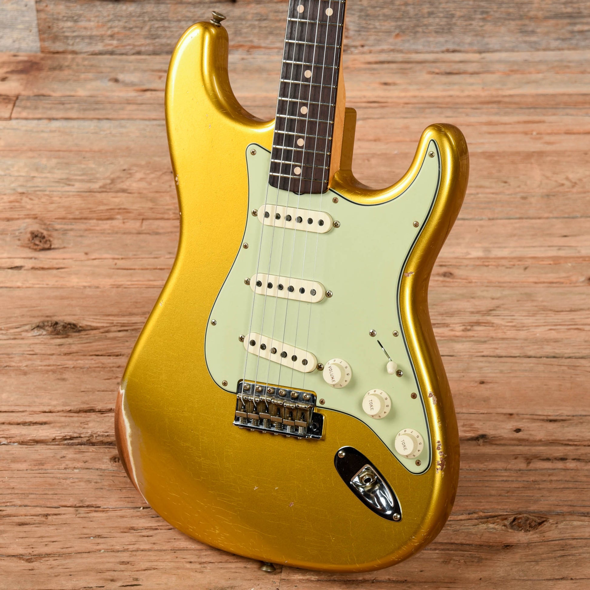 Fender Custom Shop WW10 '61 Stratocaster Relic Faded Frost Gold 2023 Electric Guitars / Solid Body