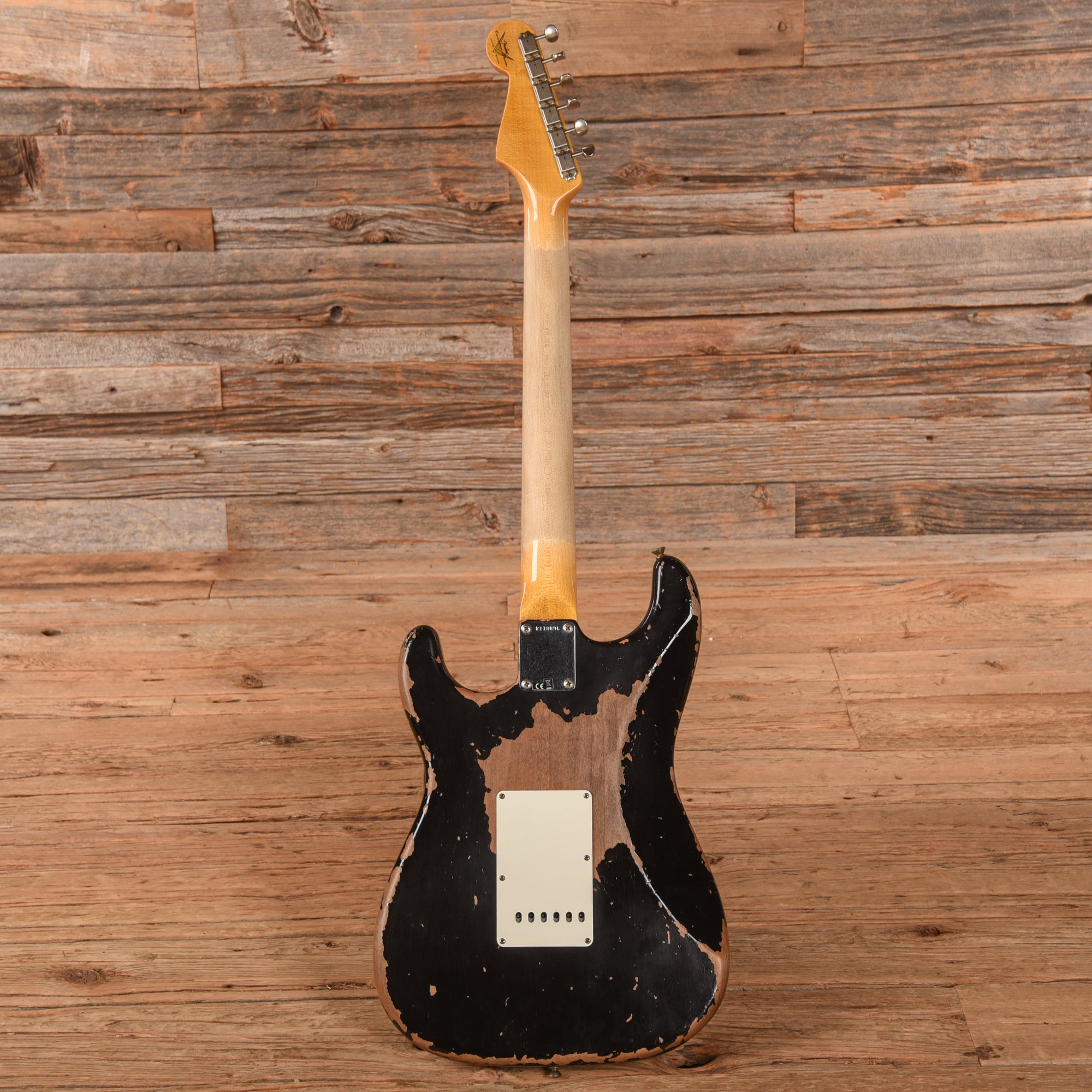Fender Custom Shop WW10 '61 Stratocaster Super Heavy Relic Black Electric Guitars / Solid Body