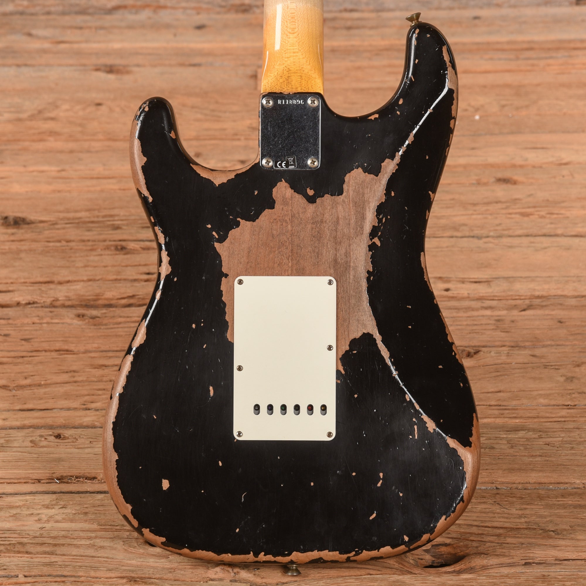 Fender Custom Shop WW10 '61 Stratocaster Super Heavy Relic Black Electric Guitars / Solid Body