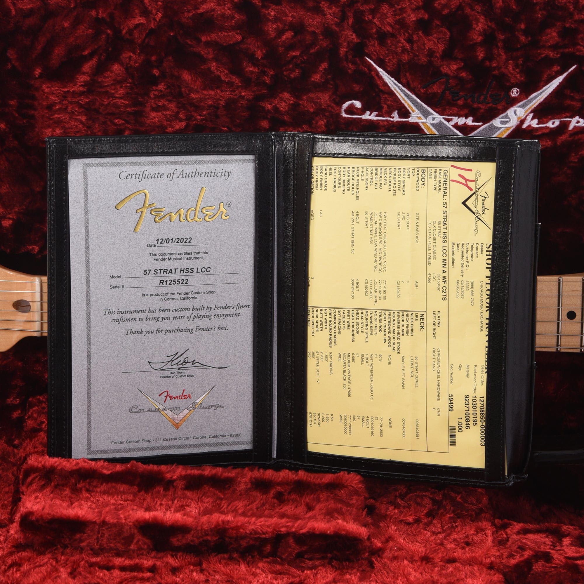 Fender Custpm Shop 1957 Stratocaster HSS 