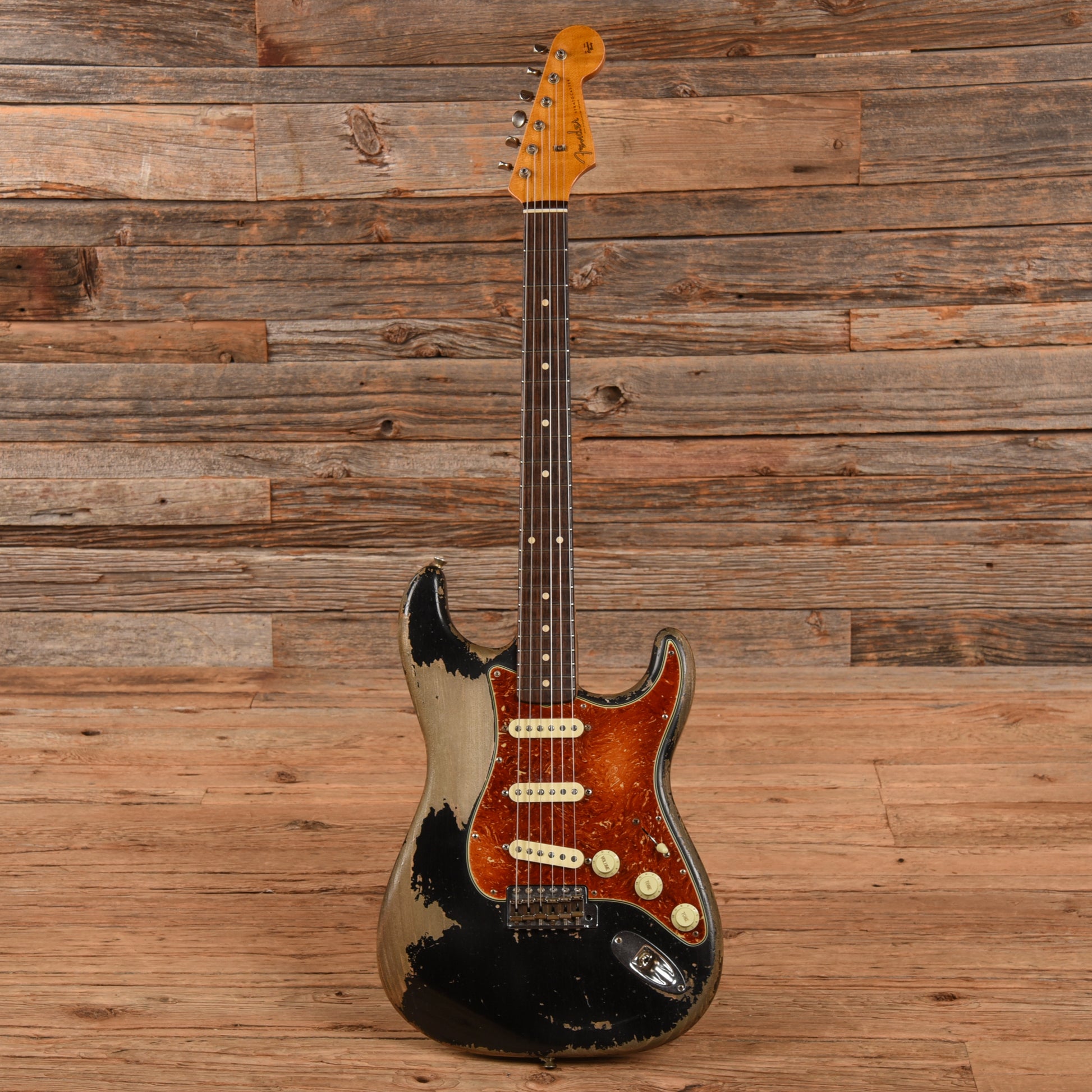 Fender Dale Wilson Stratocaster Black Electric Guitars / Solid Body