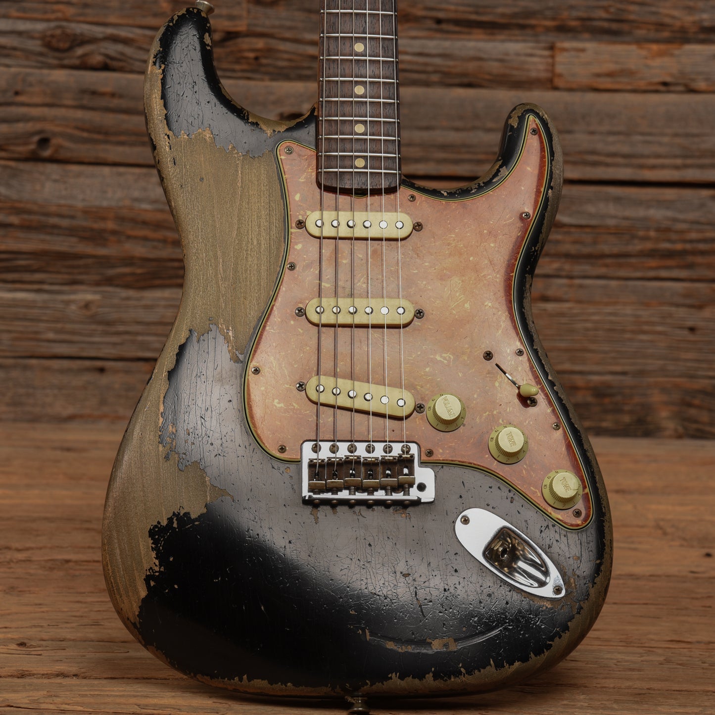 Fender Dale Wilson Stratocaster Black Electric Guitars / Solid Body
