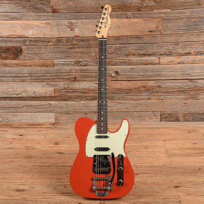 Fender Deluxe Nashville Telecaster Fiesta Red 2017 Electric Guitars / Solid Body