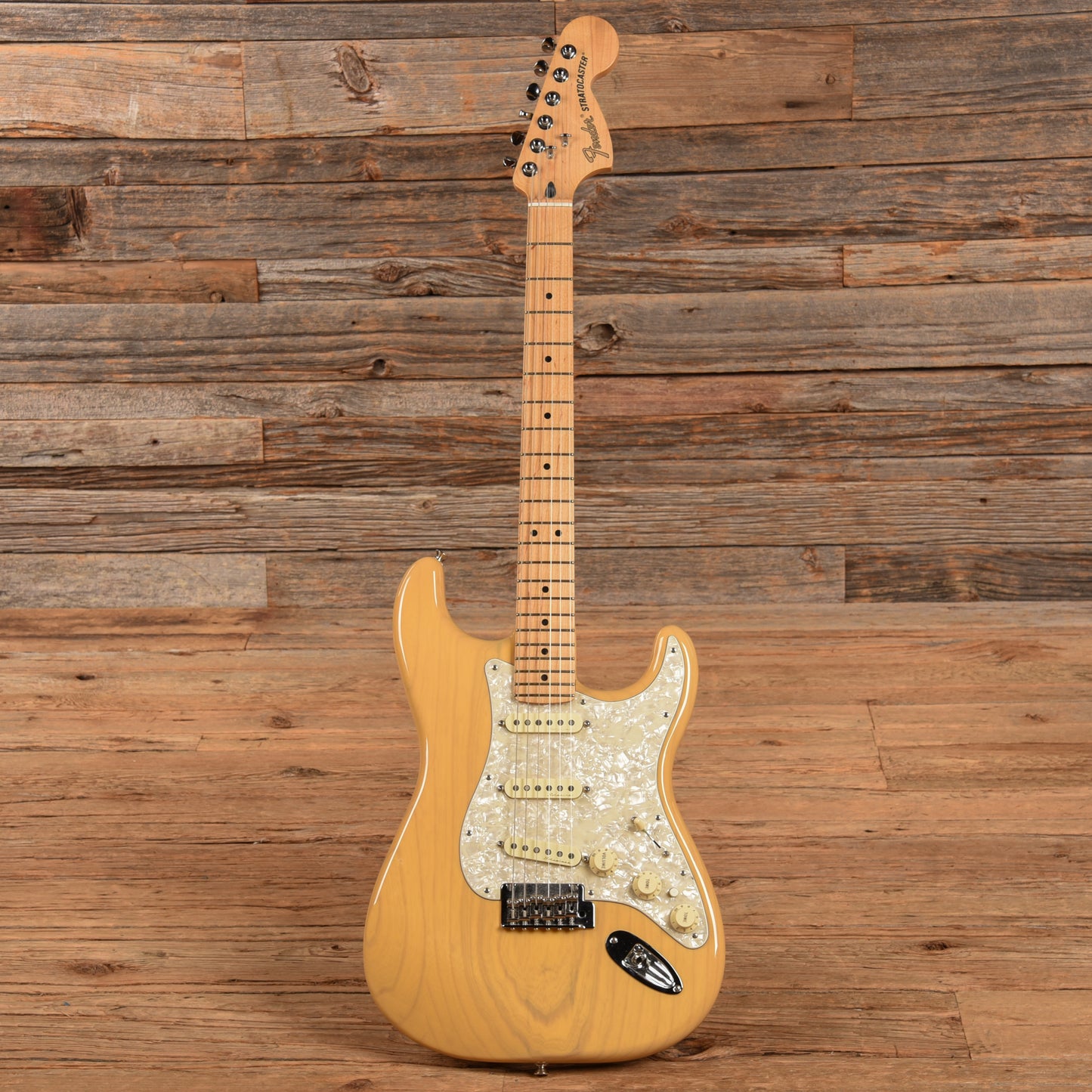 Fender Deluxe Stratocaster Vintage Blonde 2016 Electric Guitars / Solid Body