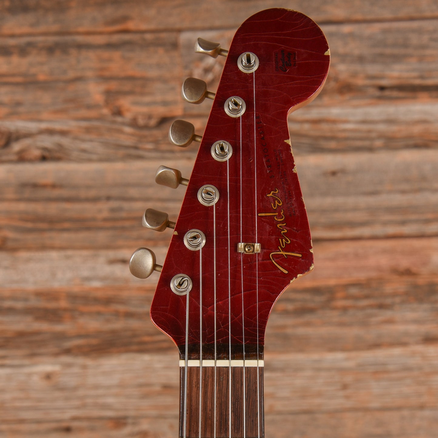 Fender Dennis Galuszka Masterbuilt 60s Stratocaster Candy Apple Red Relic 2003 Electric Guitars / Solid Body