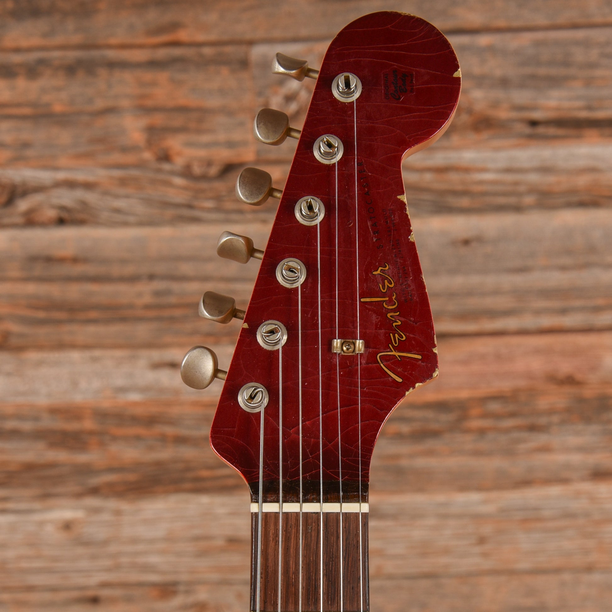 Fender Dennis Galuszka Masterbuilt 60s Stratocaster Candy Apple Red Relic 2003 Electric Guitars / Solid Body