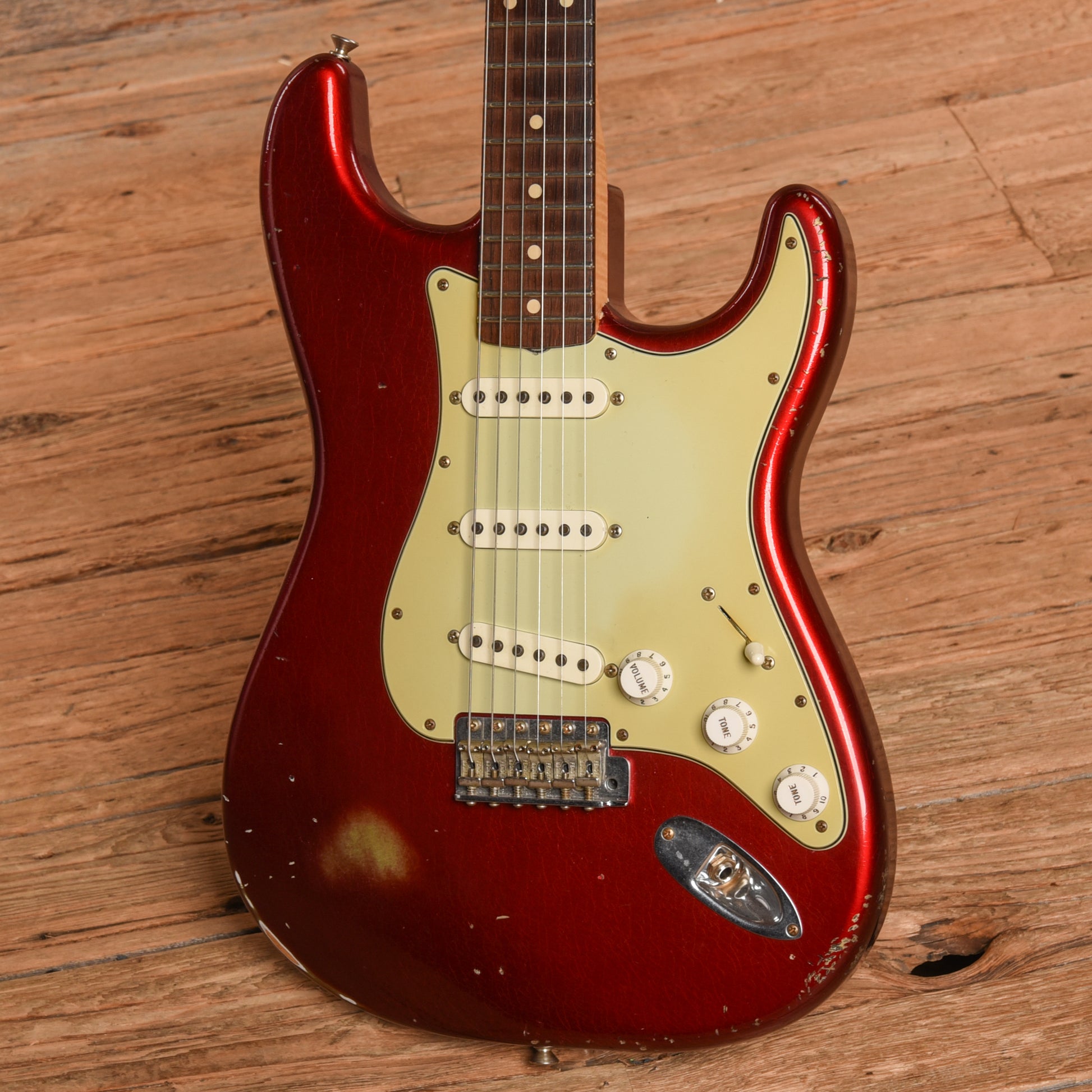 Fender Dennis Galuszka Masterbuilt 60s Stratocaster Candy Apple Red Relic 2003 Electric Guitars / Solid Body