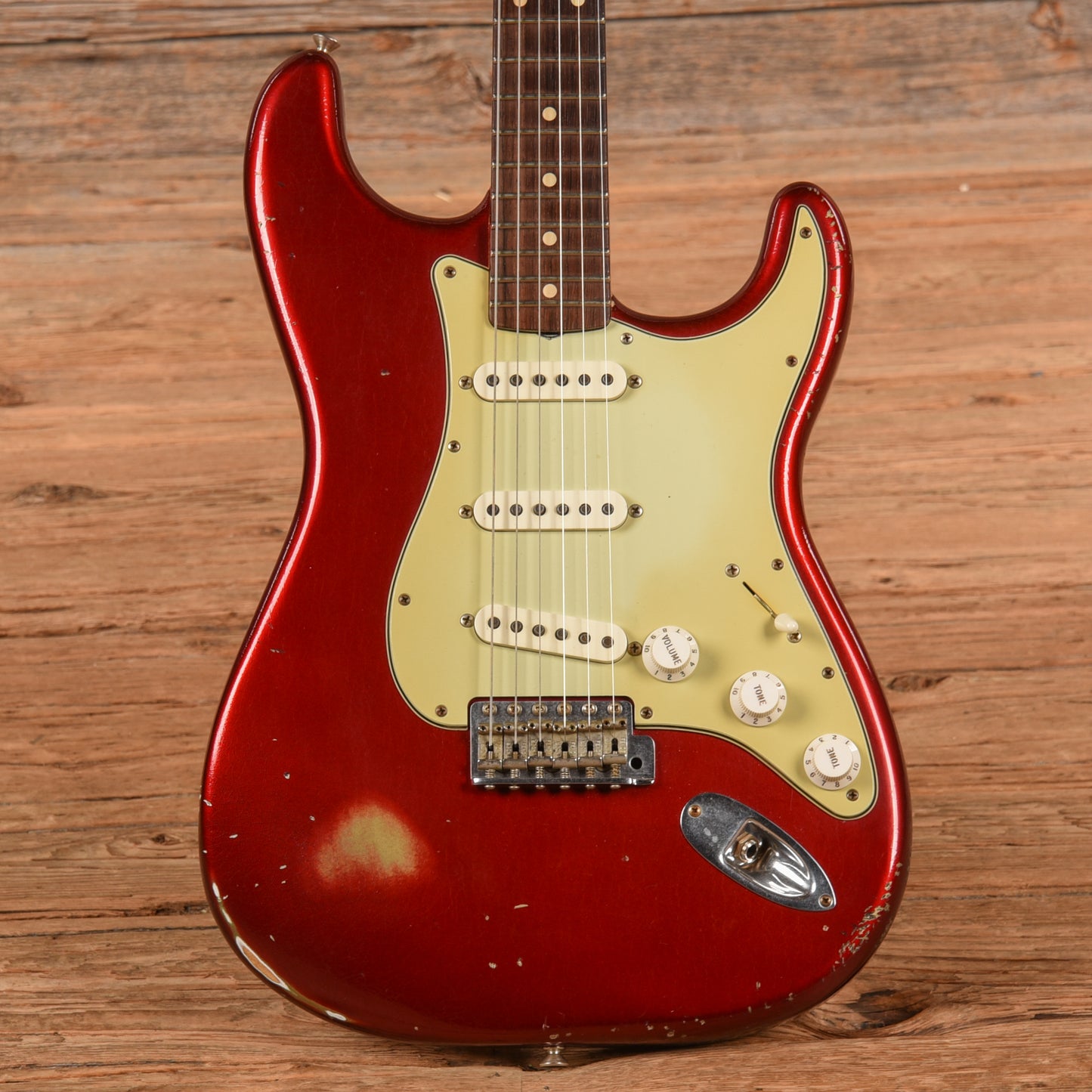 Fender Dennis Galuszka Masterbuilt 60s Stratocaster Candy Apple Red Relic 2003 Electric Guitars / Solid Body