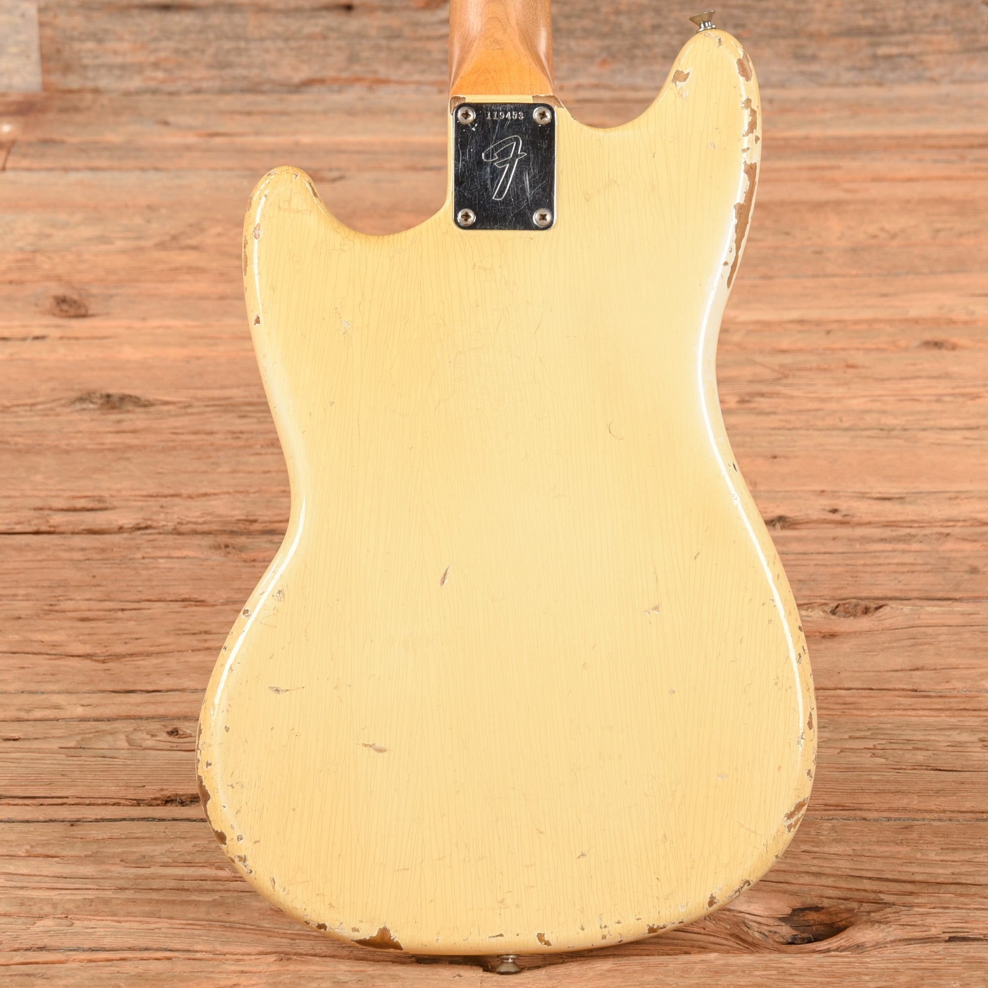 Fender Duo Sonic II Olympic White 1966 Electric Guitars / Solid Body