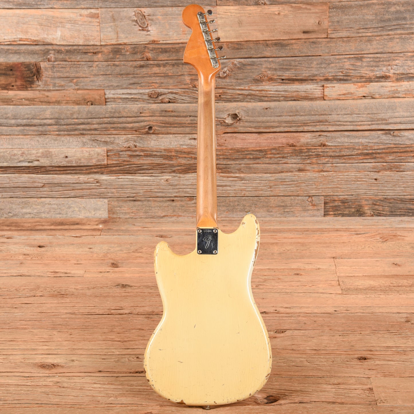 Fender Duo Sonic II Olympic White 1966 Electric Guitars / Solid Body