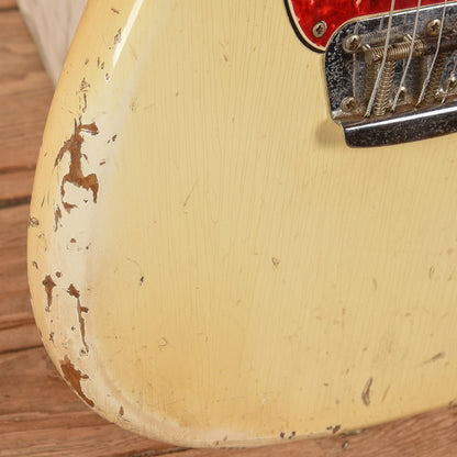 Fender Duo Sonic II Olympic White 1966 Electric Guitars / Solid Body