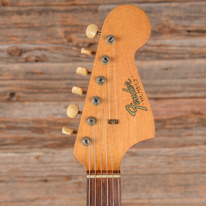 Fender Duo-Sonic II Sonic Blue Refin 1965 Electric Guitars / Solid Body
