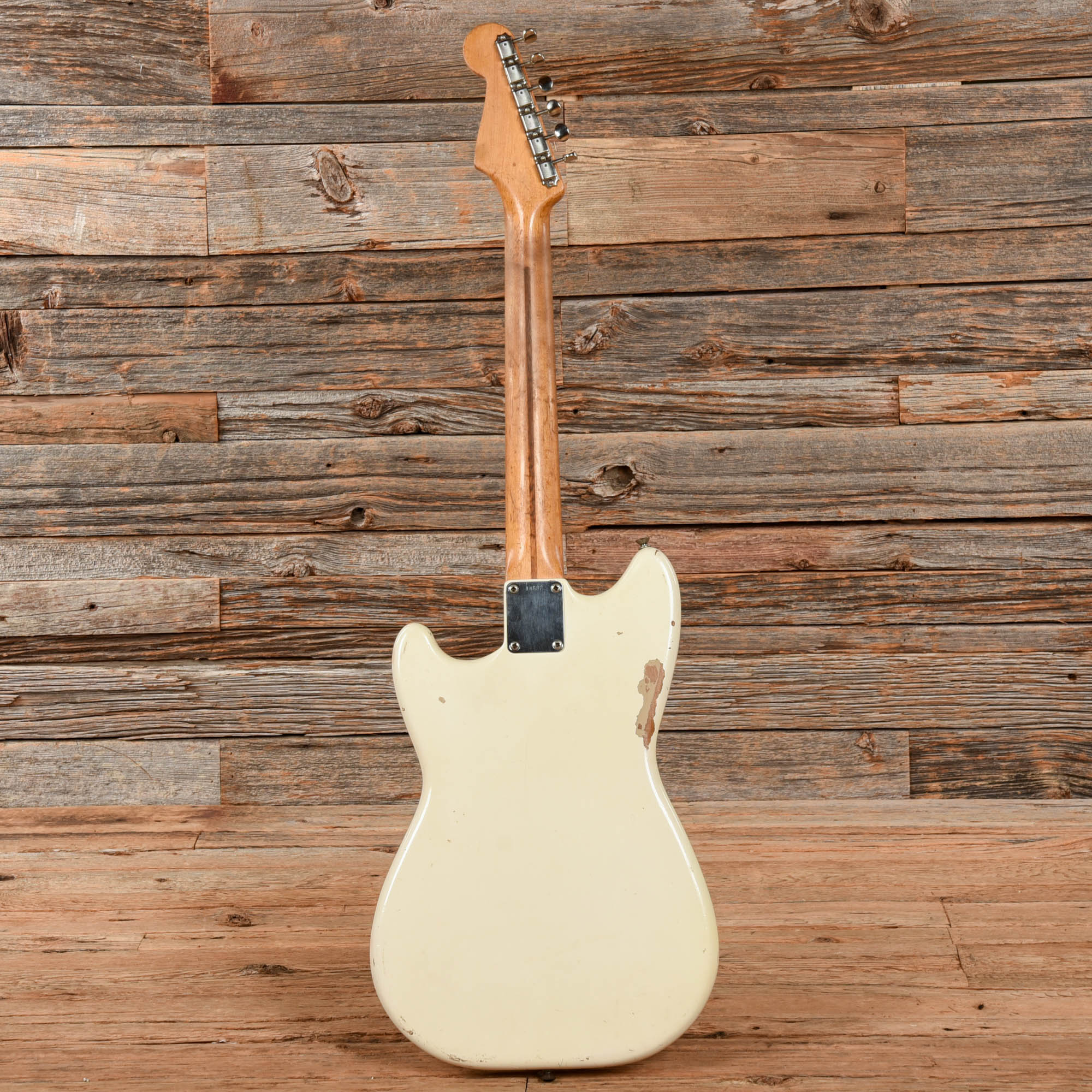 Fender Duo-Sonic White Refin 1957 Electric Guitars / Solid Body