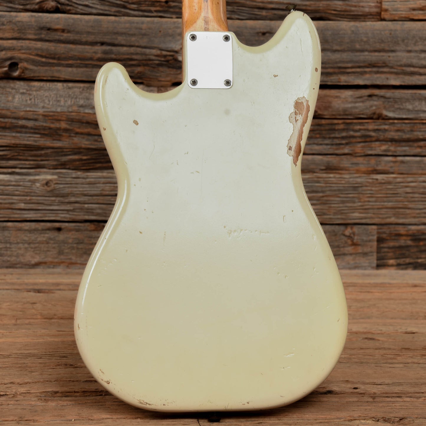 Fender Duo-Sonic White Refin 1957 Electric Guitars / Solid Body