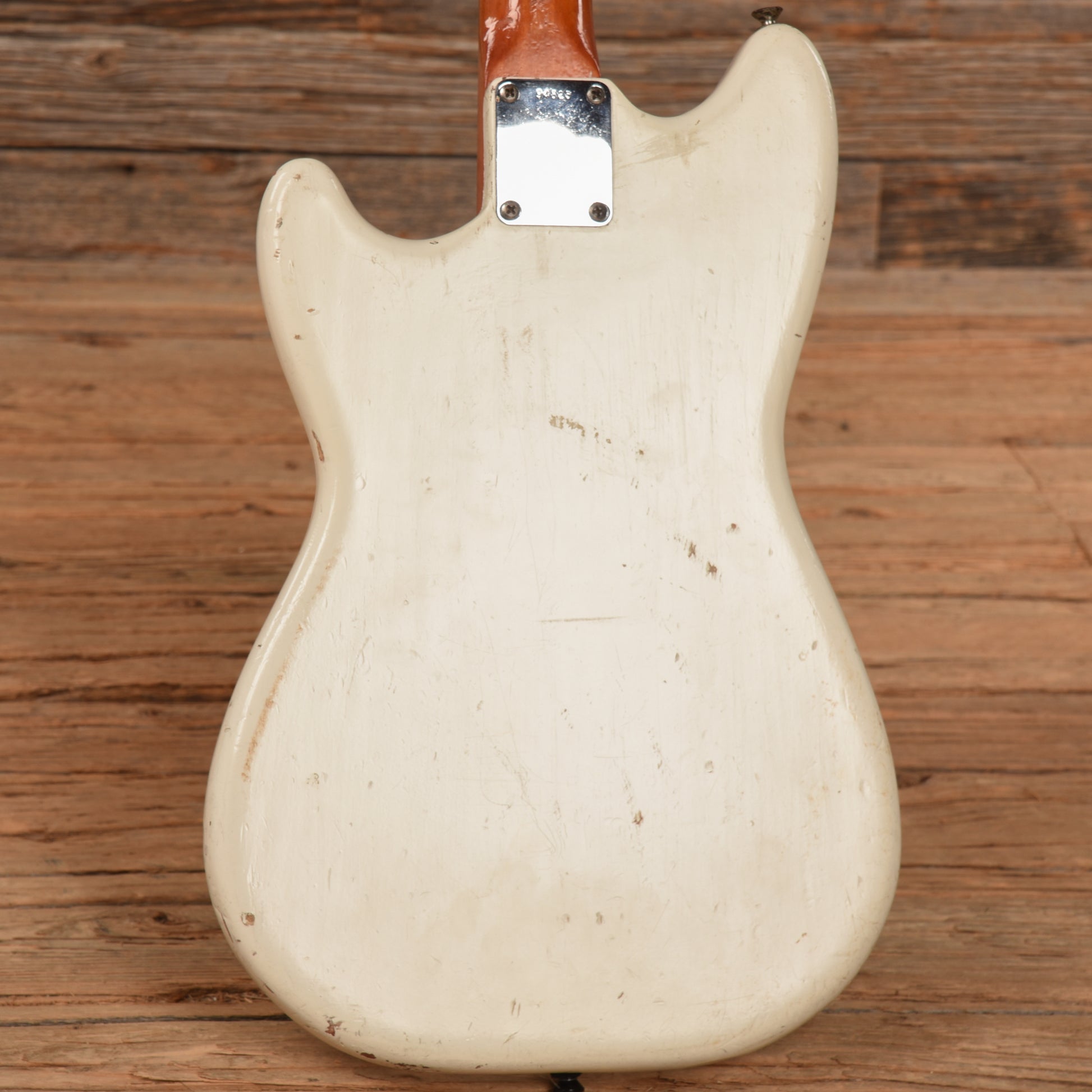 Fender Duo Sonic White Refin 1963 Electric Guitars / Solid Body