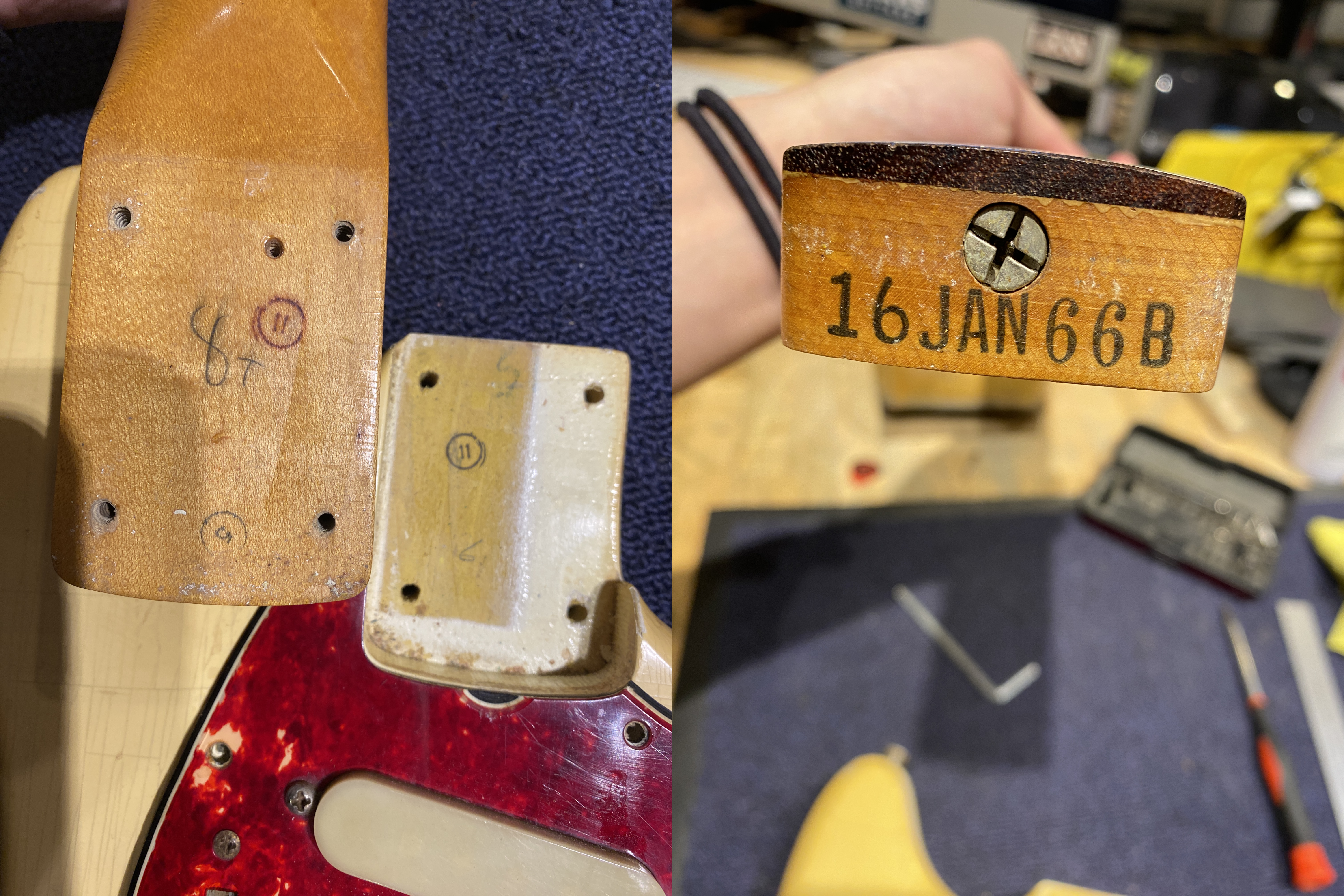 Fender Duosonic II Blonde 1966 Electric Guitars / Solid Body