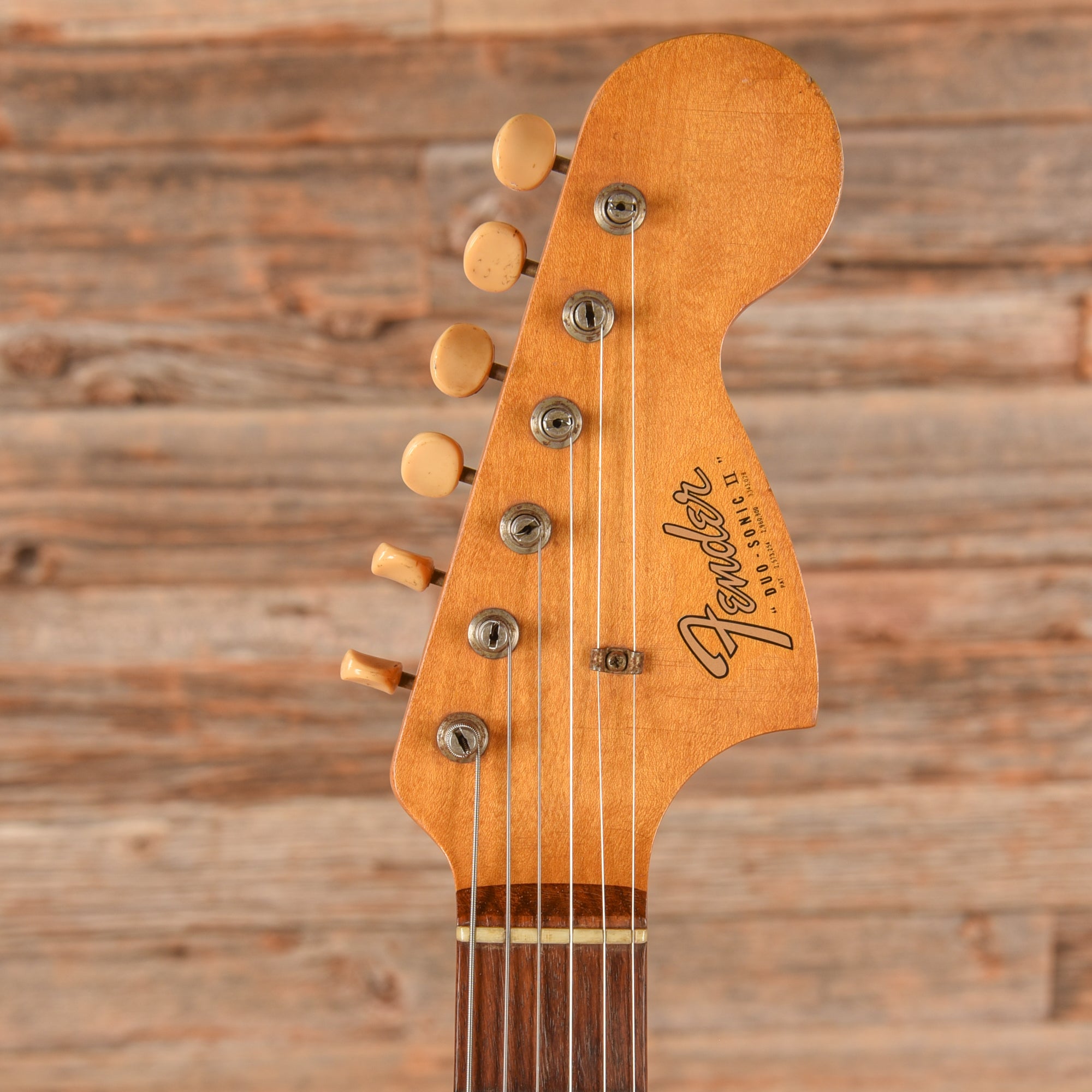 Fender Duosonic II Blonde 1966 Electric Guitars / Solid Body