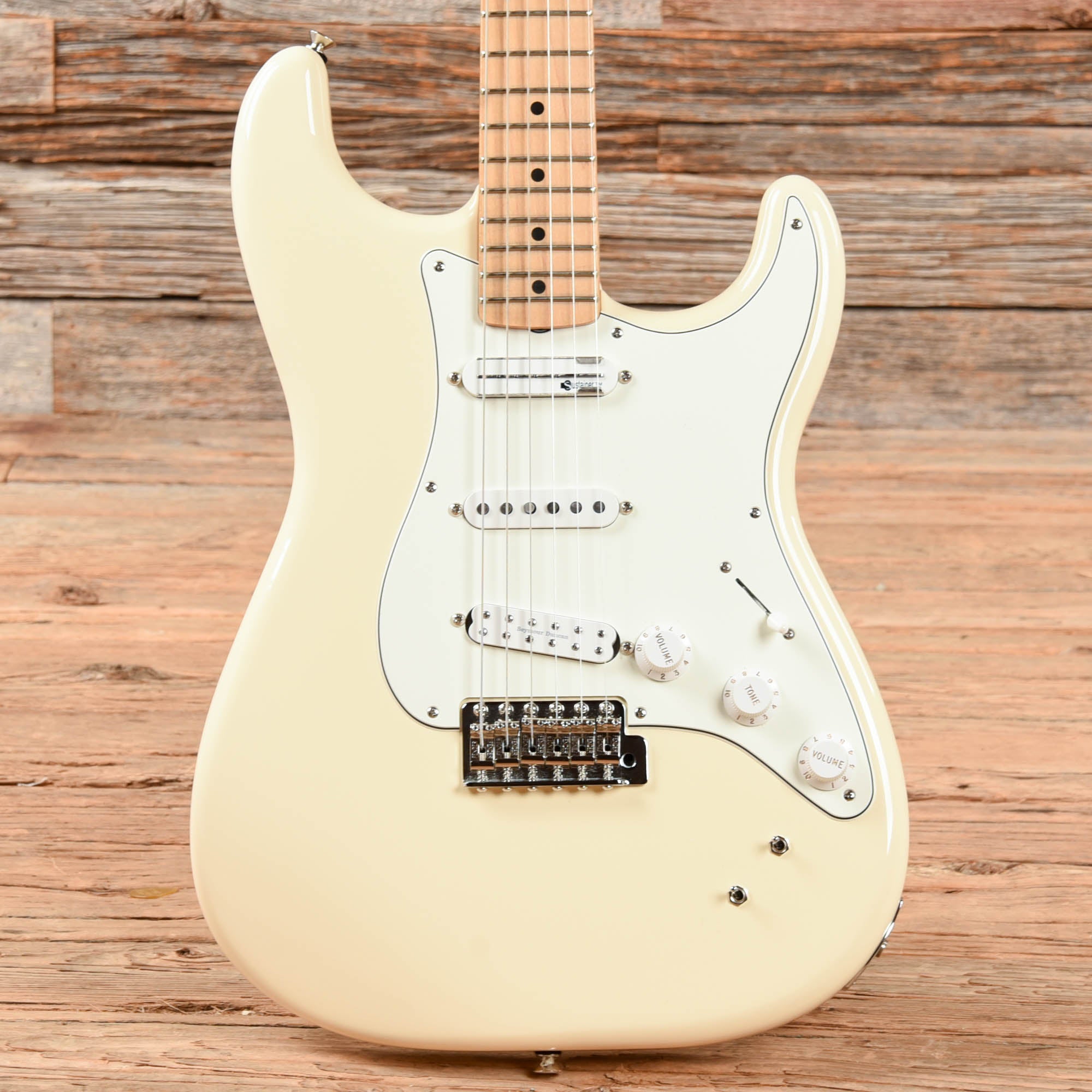Fender EOB Ed O'Brien Signature Sustainer Stratocaster Olympic White 2020 Electric Guitars / Solid Body