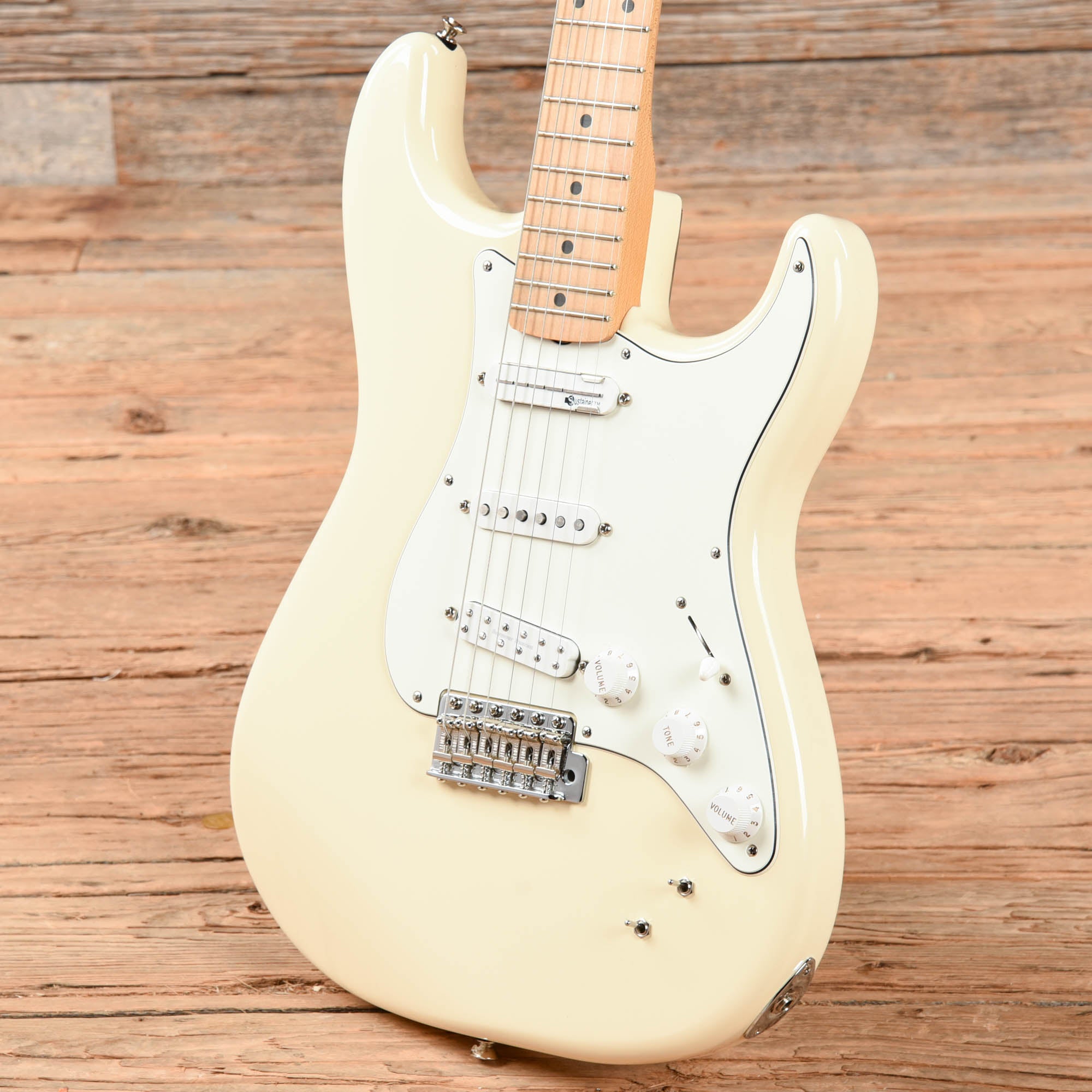 Fender EOB Ed O'Brien Signature Sustainer Stratocaster Olympic White 2020 Electric Guitars / Solid Body