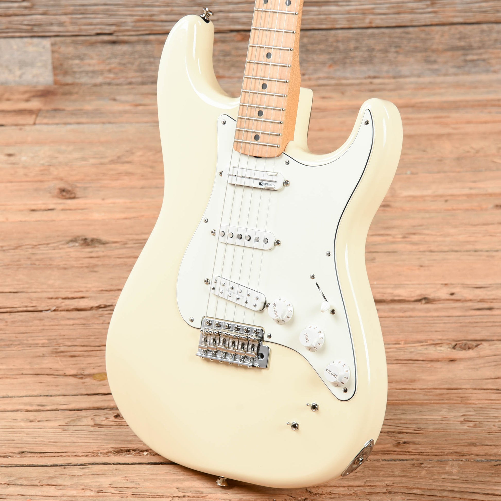 Fender EOB Ed O'Brien Signature Sustainer Stratocaster Olympic White 2020 Electric Guitars / Solid Body