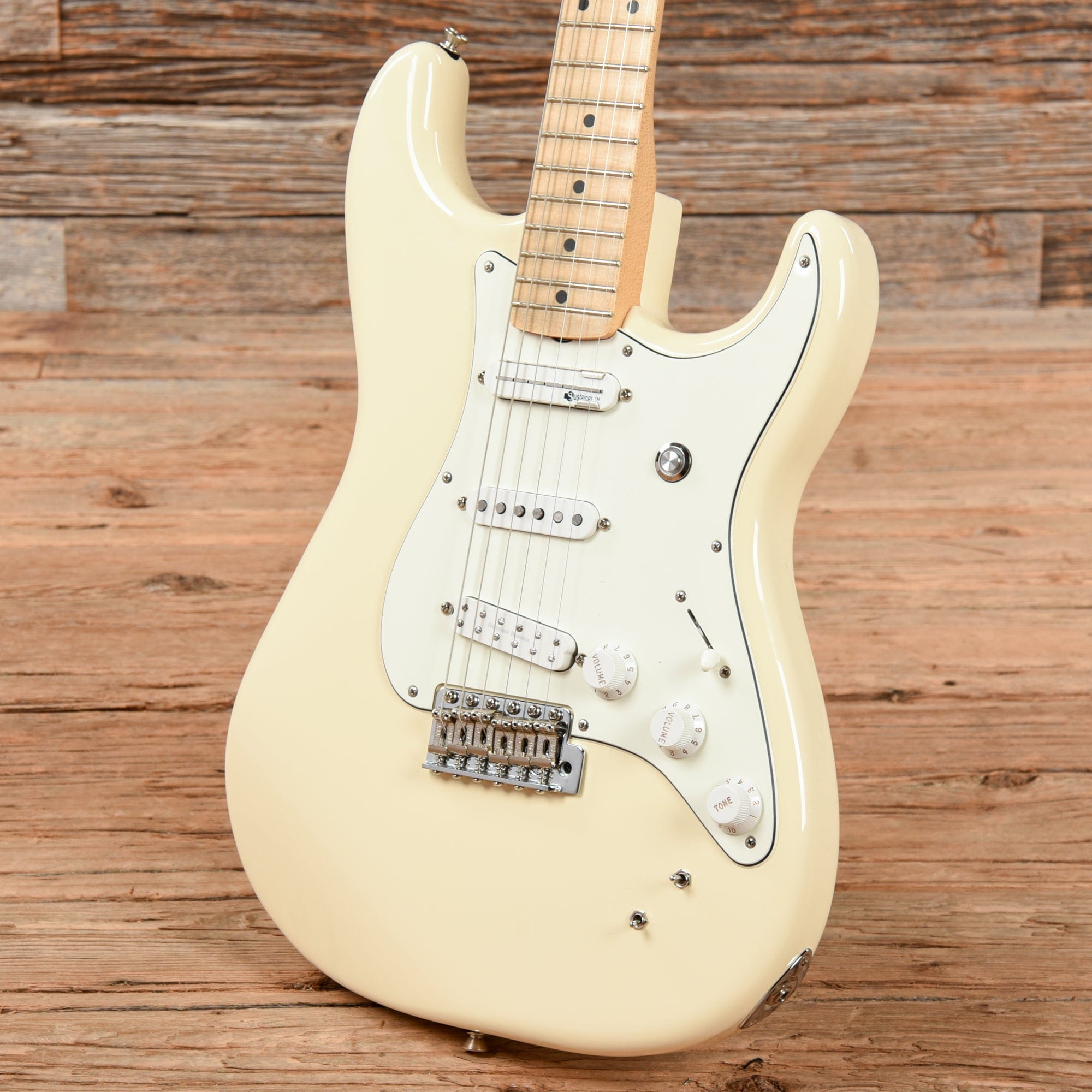 Fender EOB Ed O'Brien Signature Sustainer Stratocaster Olympic White 2020 Electric Guitars / Solid Body