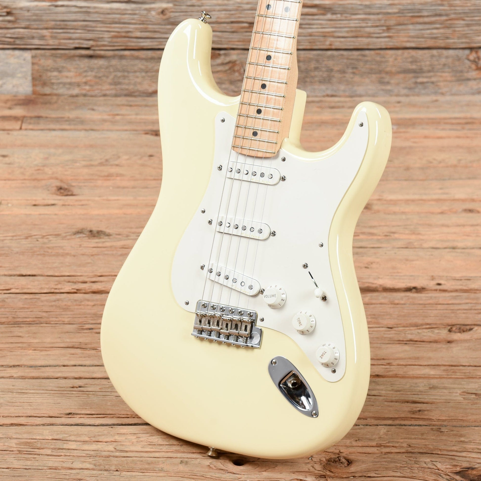 Fender Eric Clapton Stratocaster Olympic White 2014 Electric Guitars / Solid Body