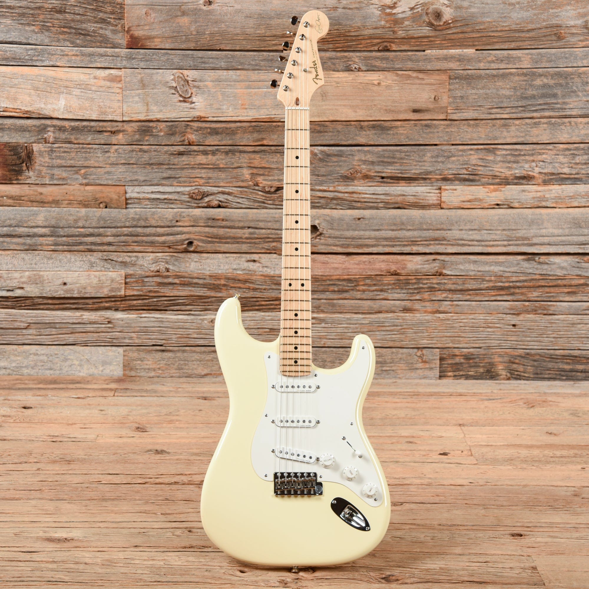ギター Fender Eric Clapton Stratocaster OW 2014 Fender Eric Clapton Stratocaster Olympic White 2014 – Chicago