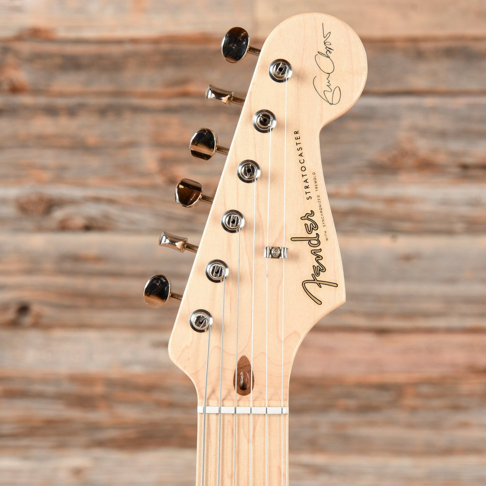 Fender Eric Clapton Stratocaster Olympic White 2014 Electric Guitars / Solid Body