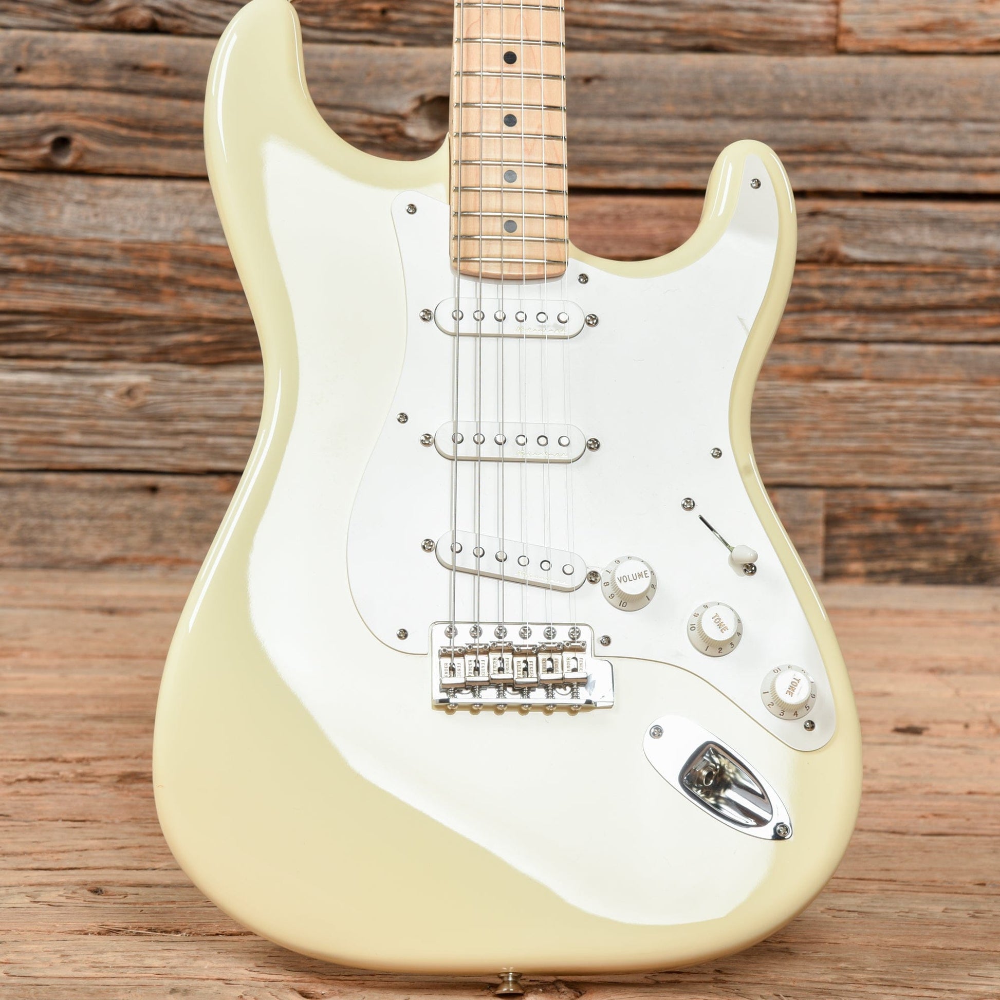 Fender Eric Clapton Stratocaster Olympic White 2014 Electric Guitars / Solid Body
