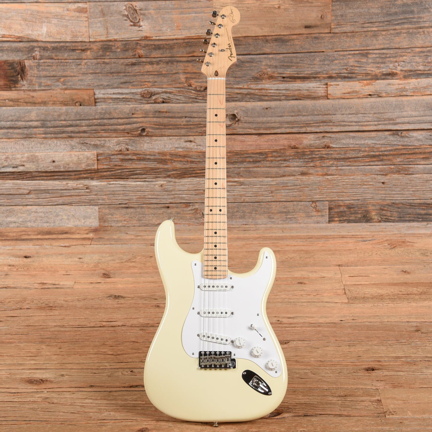 Fender Eric Clapton Stratocaster Olympic White 2015 Electric Guitars / Solid Body