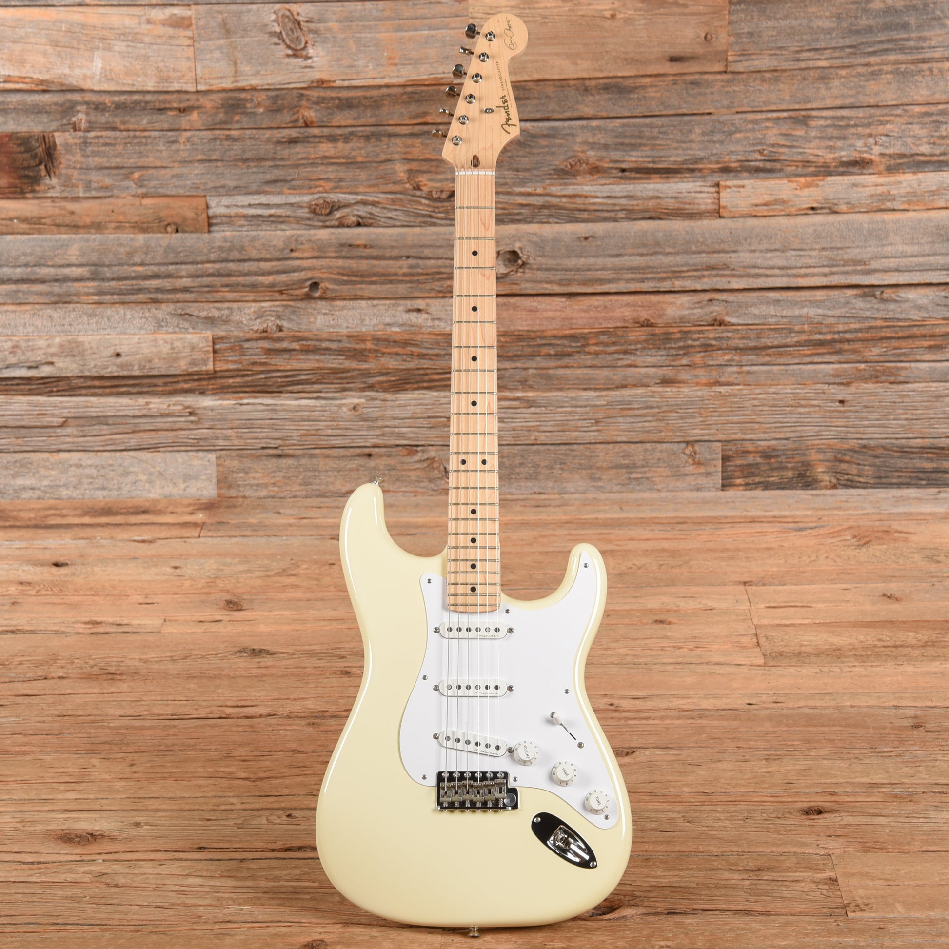 Fender Eric Clapton Stratocaster Olympic White 2015 Electric Guitars / Solid Body