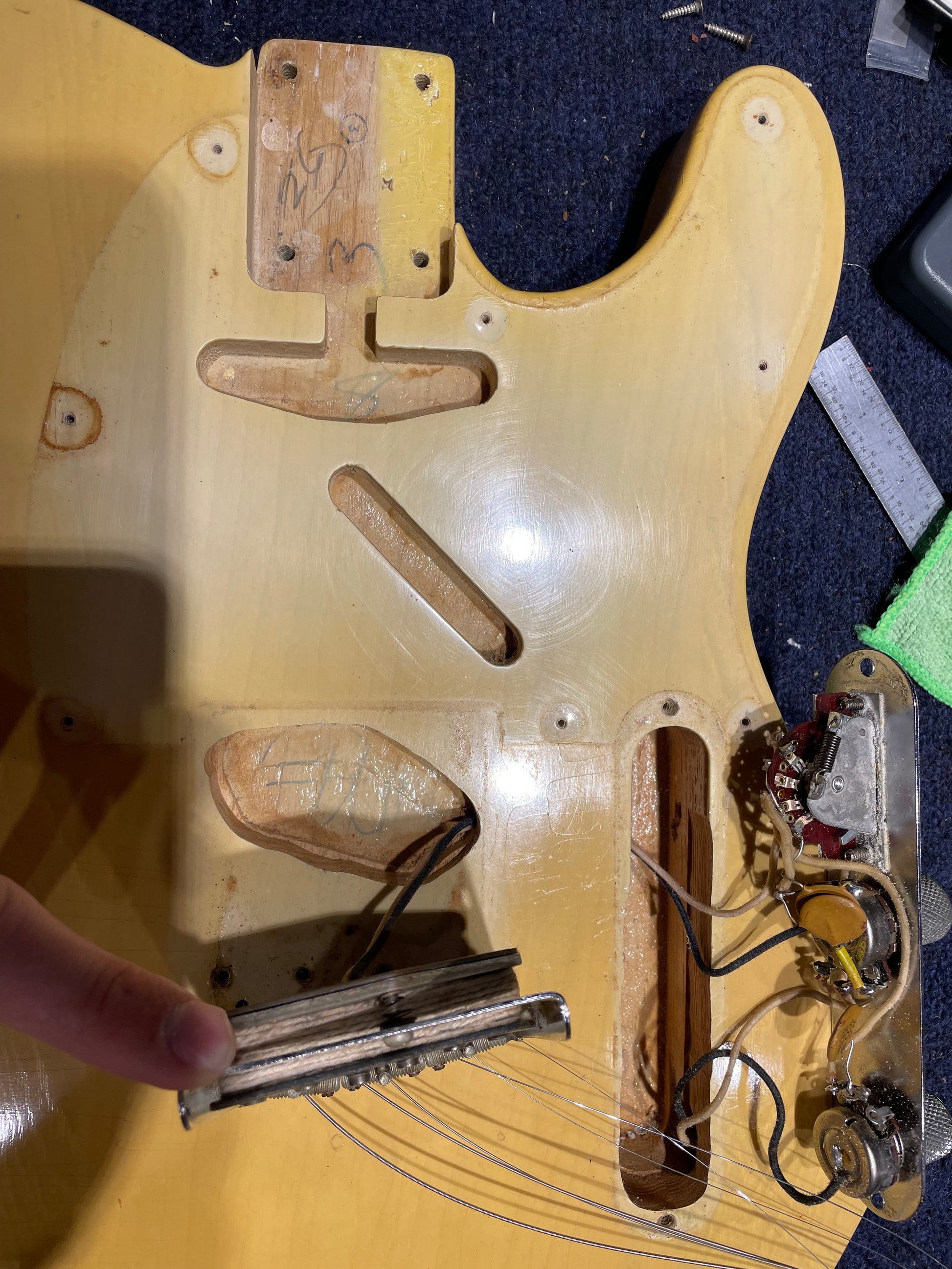 Fender Esquire Blonde 1965 Electric Guitars / Solid Body