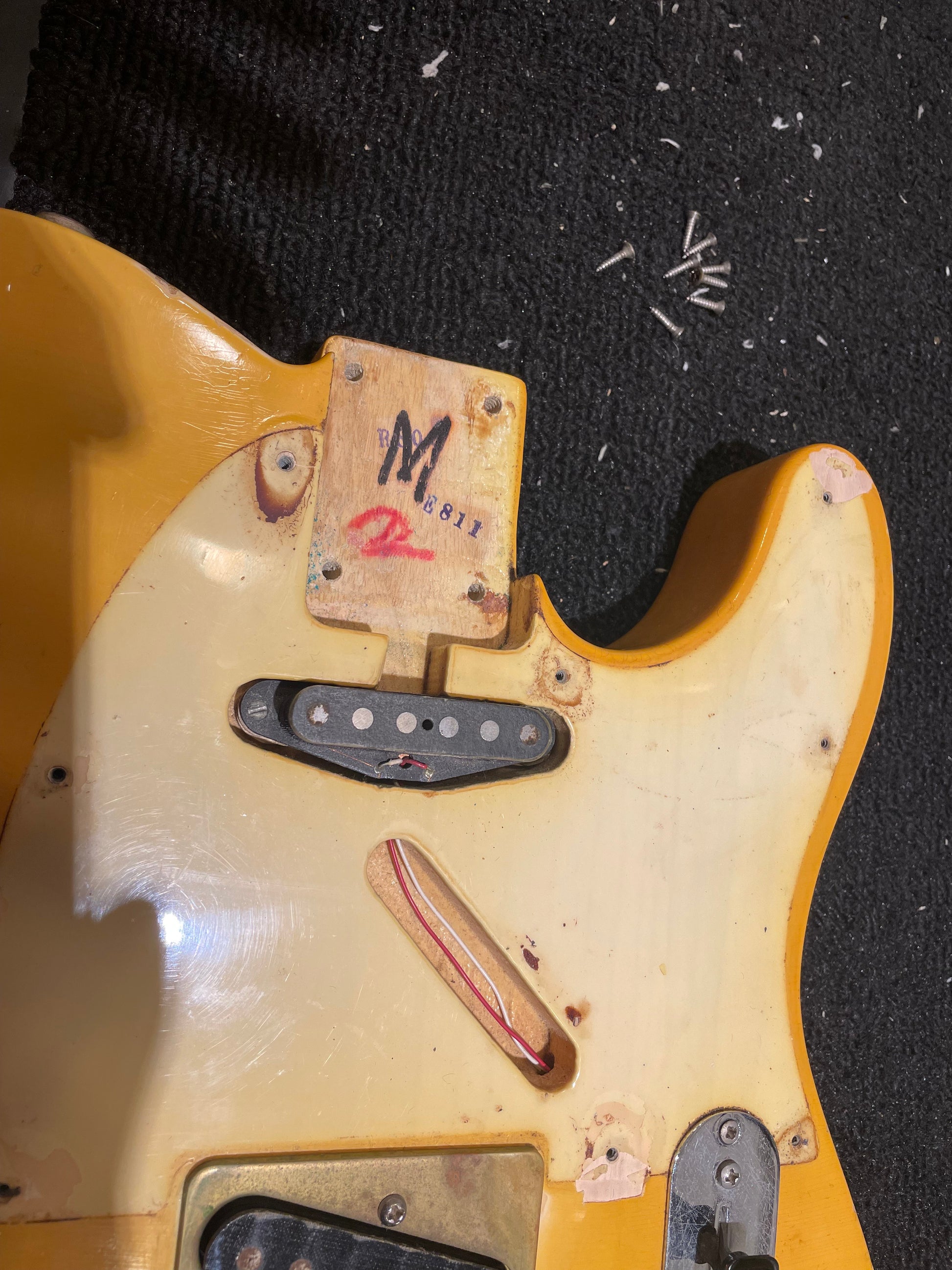 Fender Esquire Olympic White 1966 Electric Guitars / Solid Body