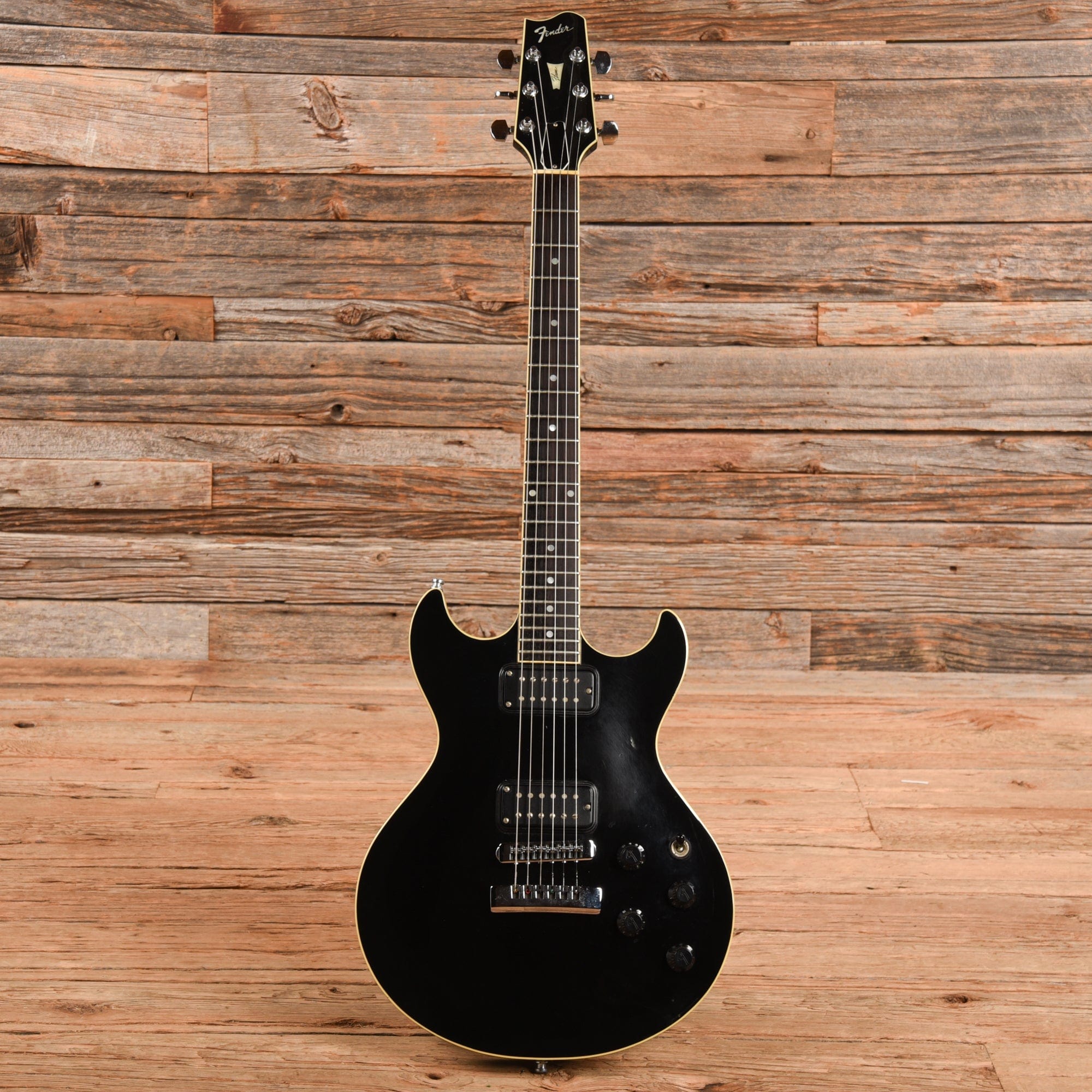 Fender Flame Standard Black 1980s Electric Guitars / Solid Body