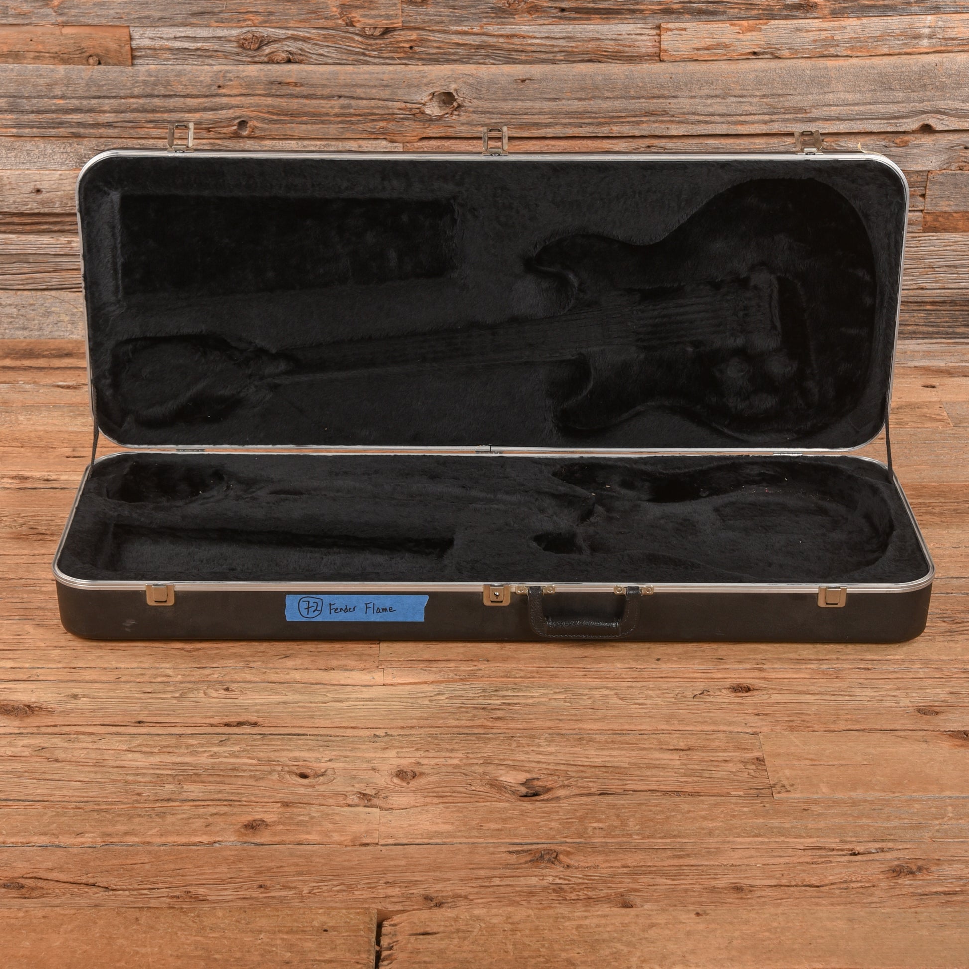 Fender Flame Standard Black 1985 Electric Guitars / Solid Body