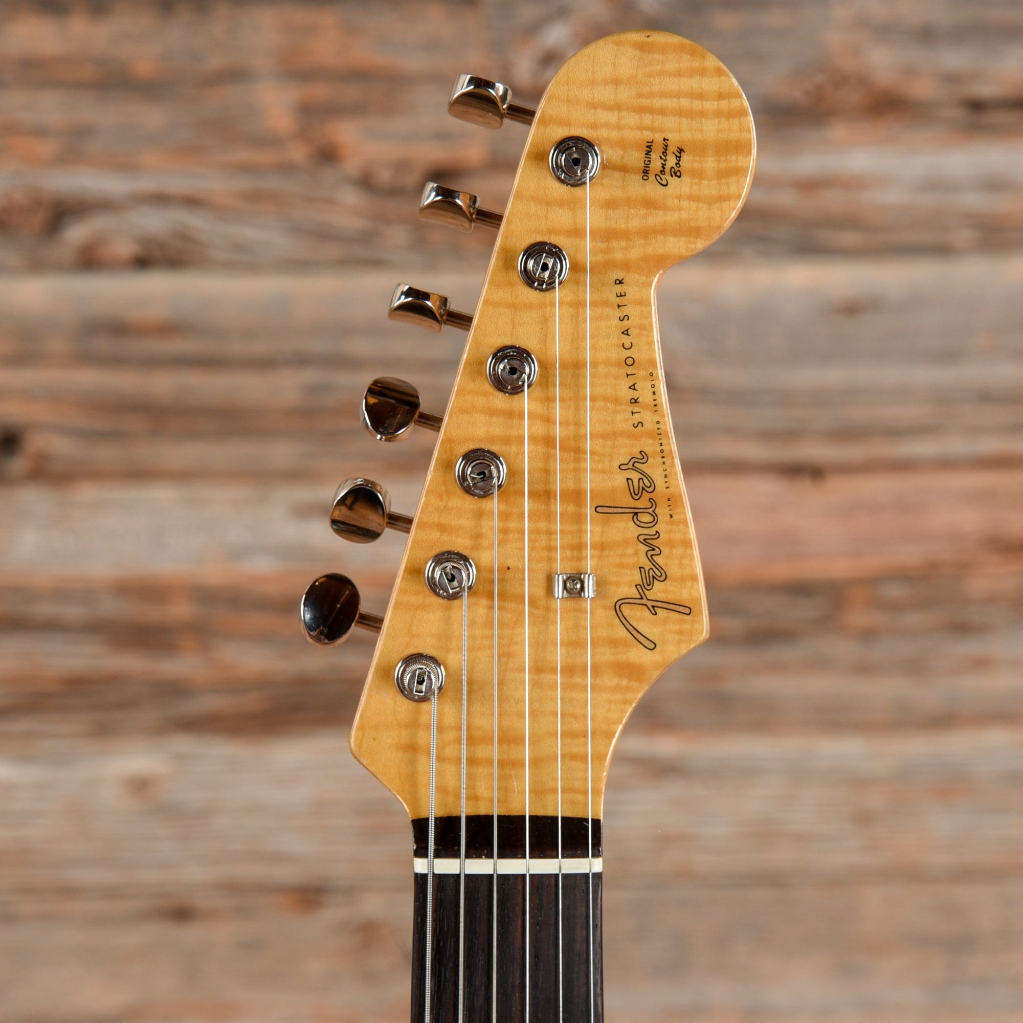 Fender Foto Flame Stratocaster Sunburst 1995 Electric Guitars / Solid Body