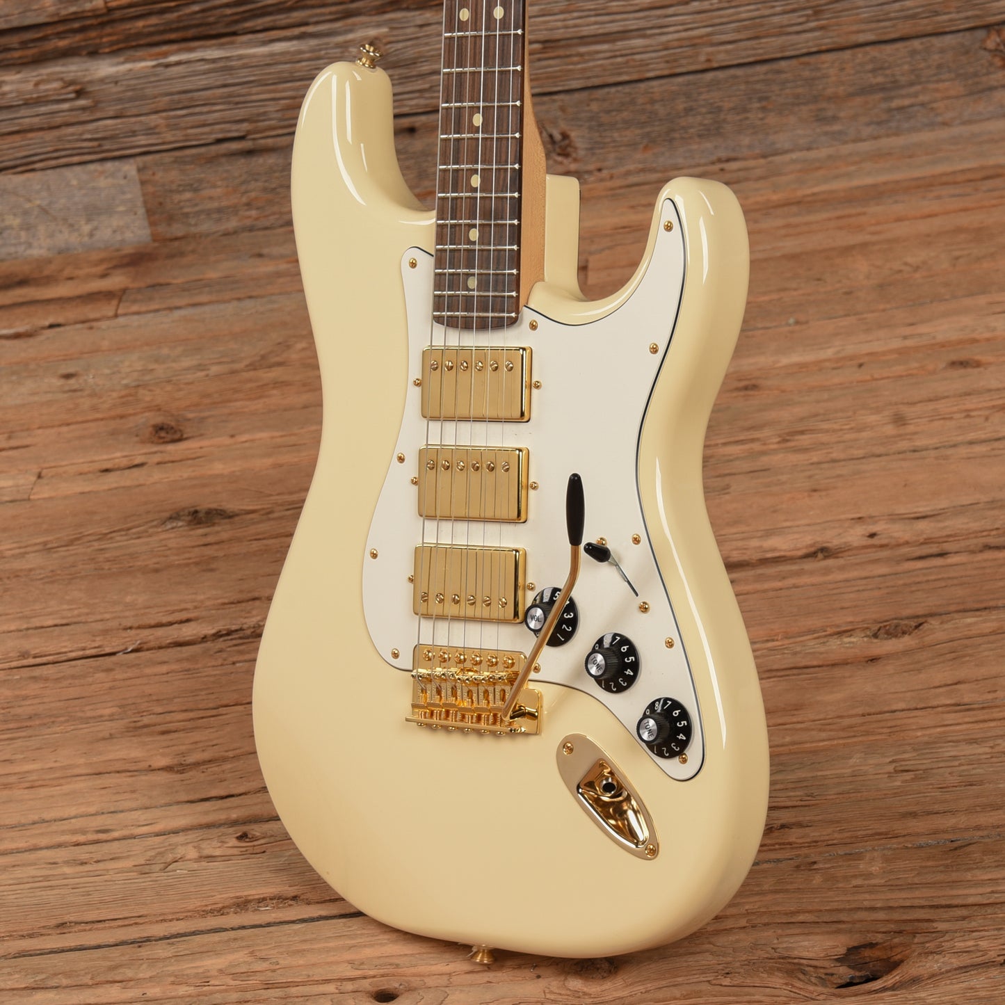 Fender FSR Mahogany Blacktop Stratocaster HHH Olympic White 2021 Electric Guitars / Solid Body