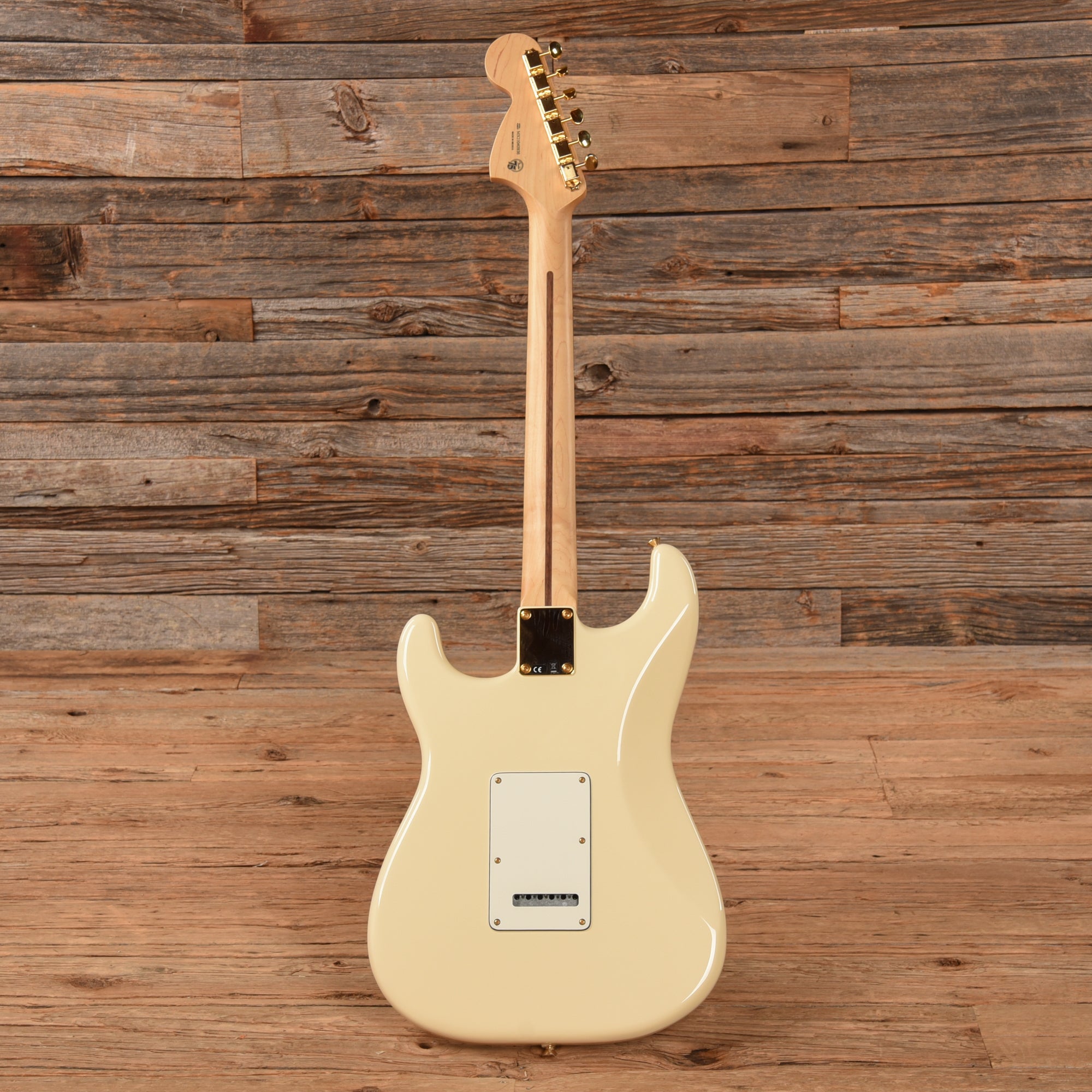 Fender FSR Mahogany Blacktop Stratocaster HHH Olympic White 2021 Electric Guitars / Solid Body