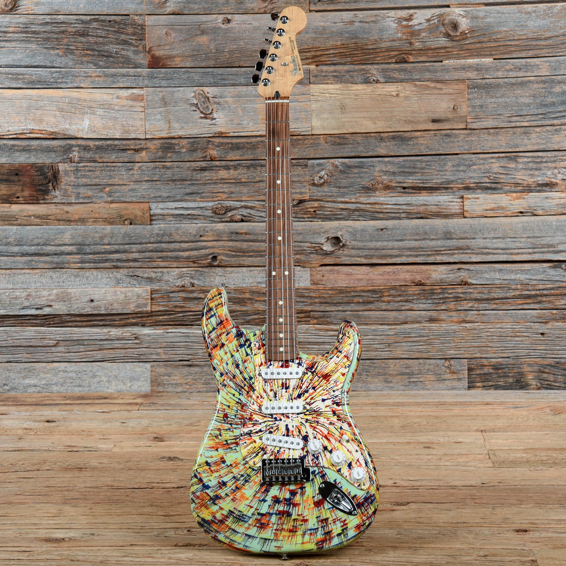 Fender FSR "Splattercaster" Standard Stratocaster Splatter Finish 2003 Electric Guitars / Solid Body