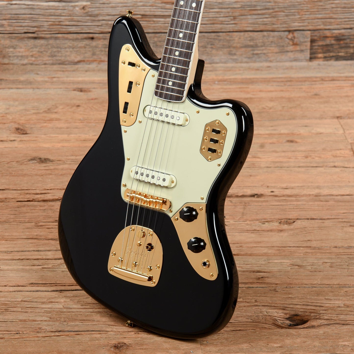 Fender FSR Traditional II Jaguar Black 2022 Electric Guitars / Solid Body